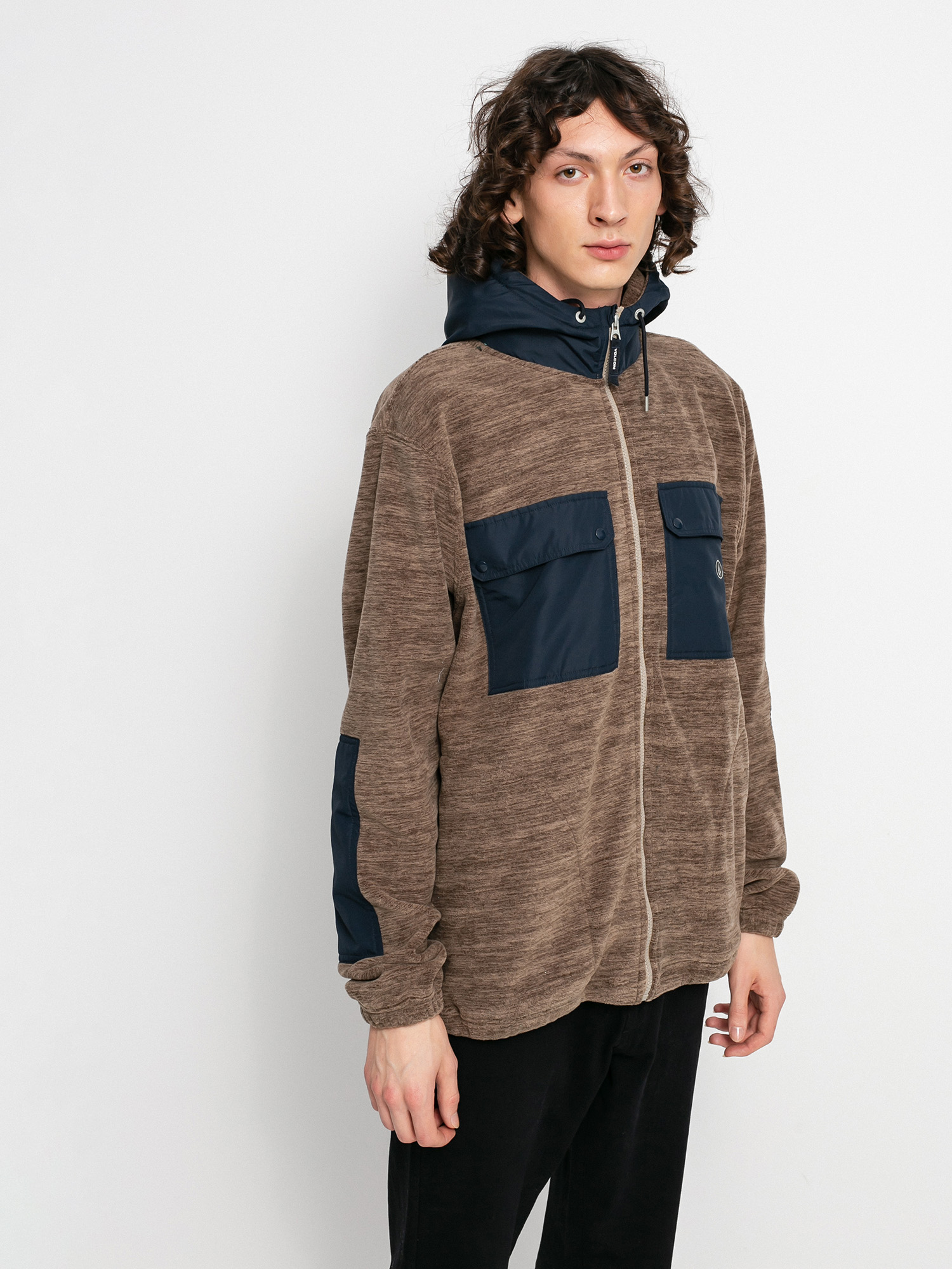 Bluza Volcom Yzzolater Lined Zip (desert taupe)