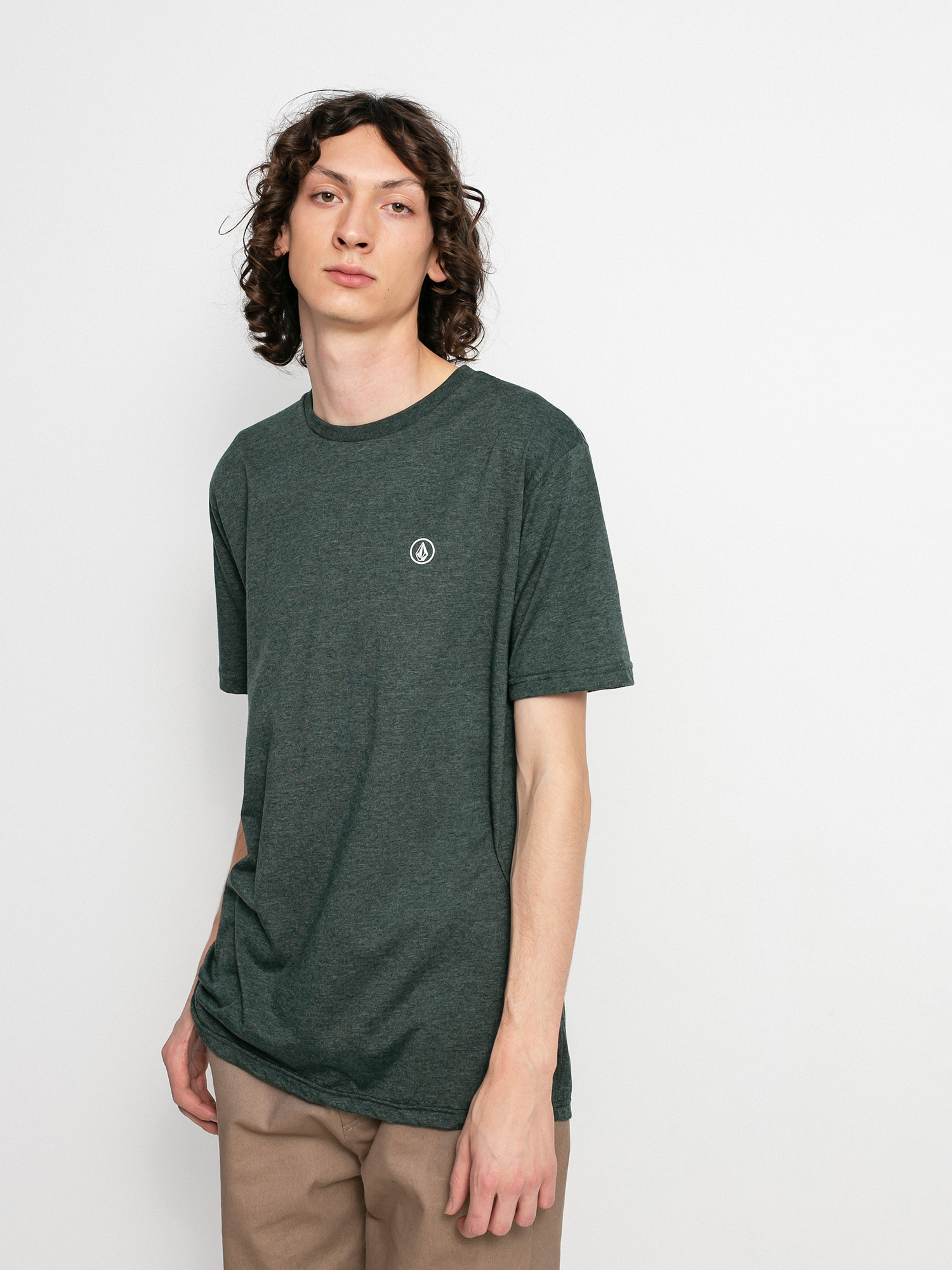 T-shirt Volcom Circle Blanks Hth (scarab)