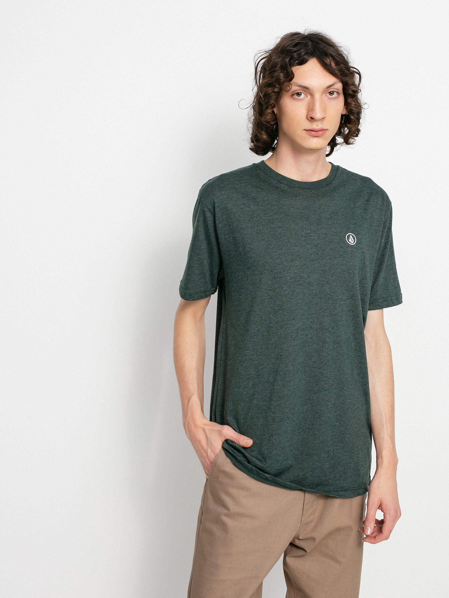 T-shirt Volcom Circle Blanks Hth (scarab)