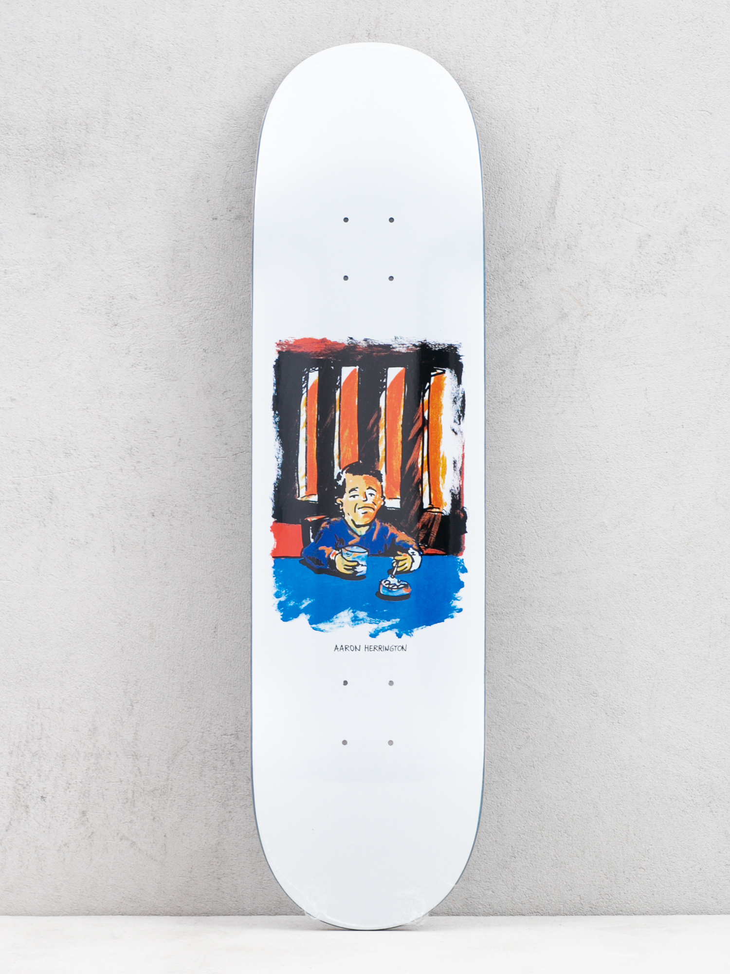 Deck Polar Skate Aaron Herrington Chain Smoker (white/multi)