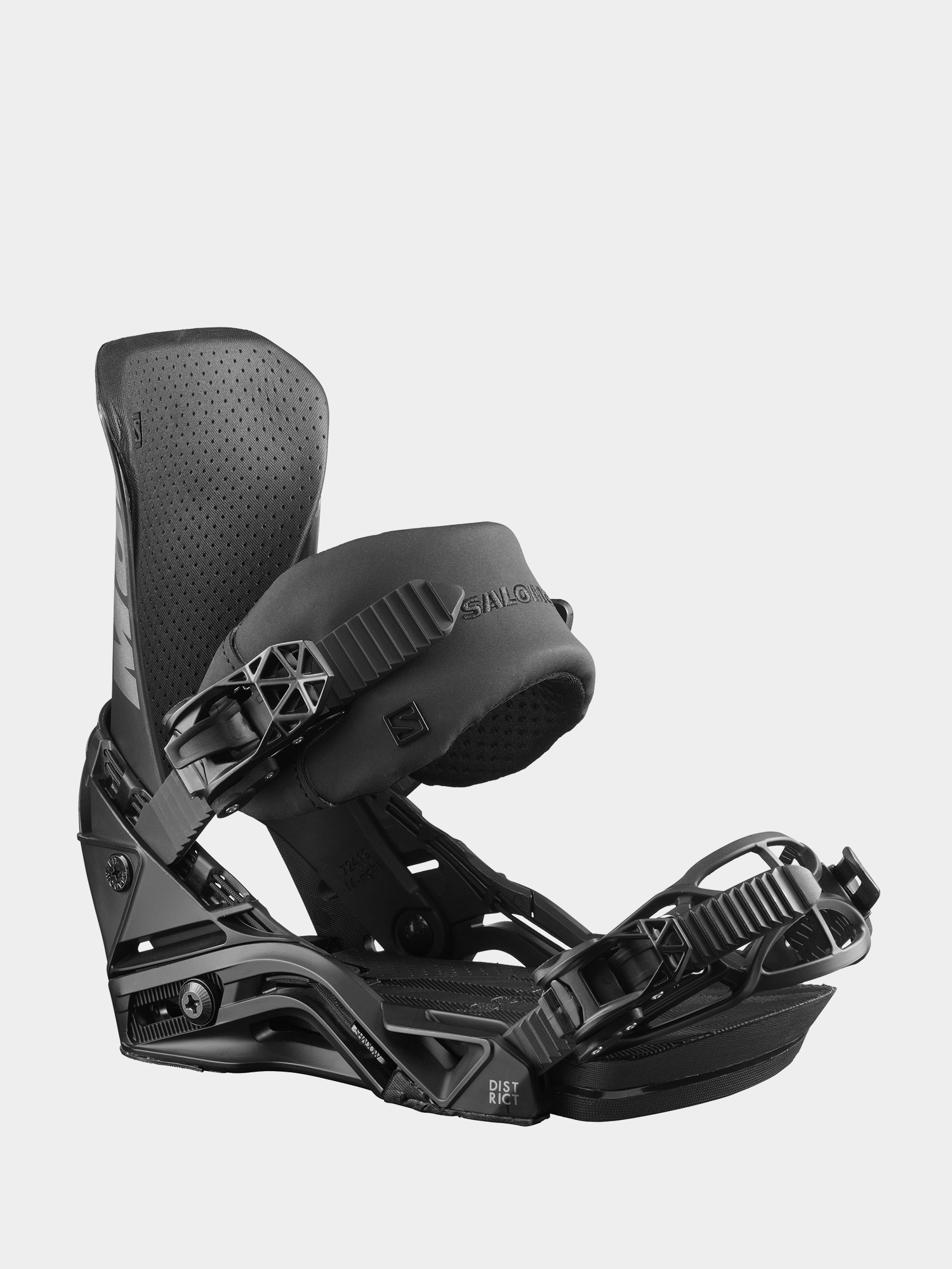 Męskie Wiązania snowboardowe Salomon District (black)