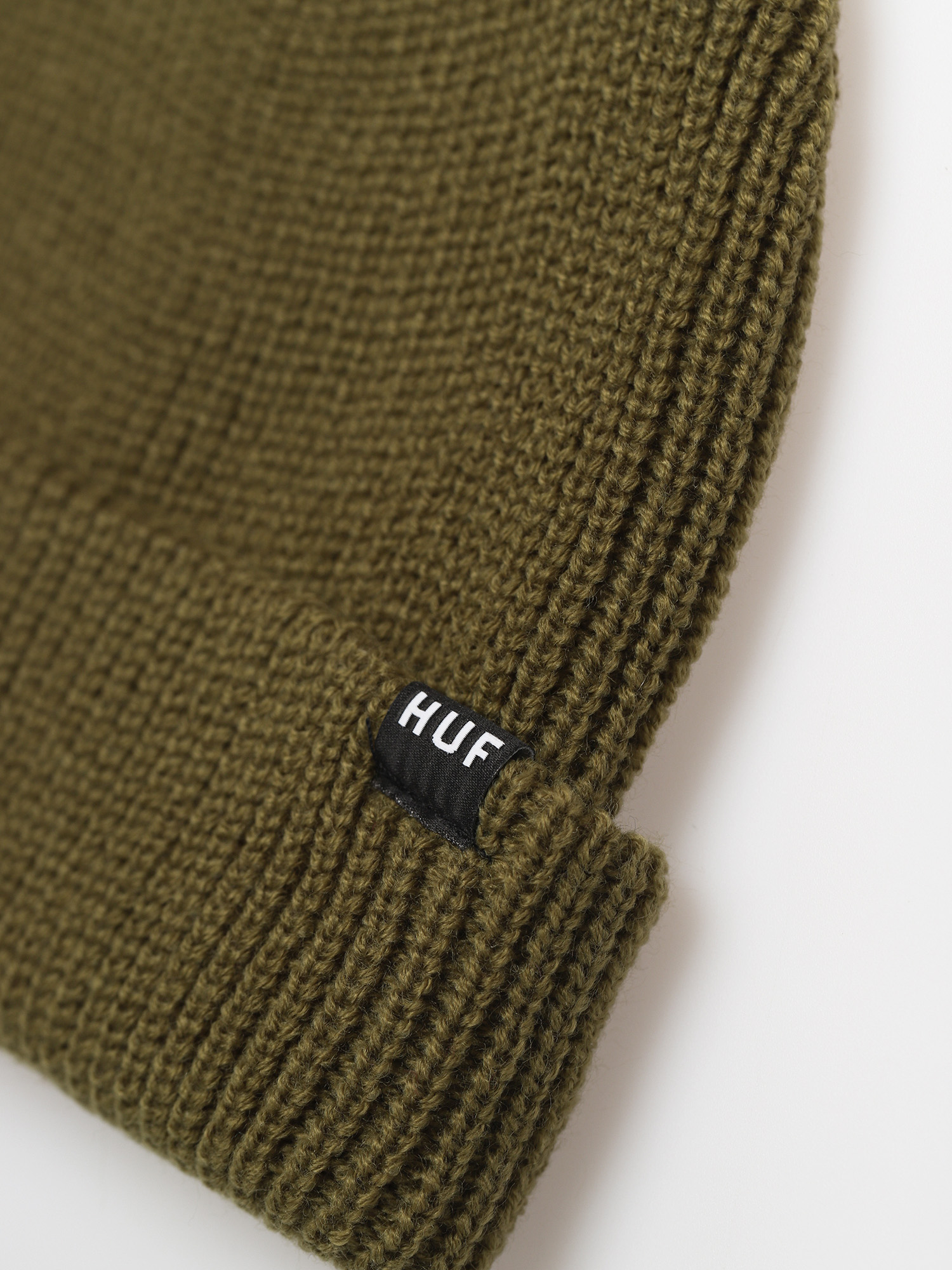 Czapka zimowa HUF Essentials Usual (olive)