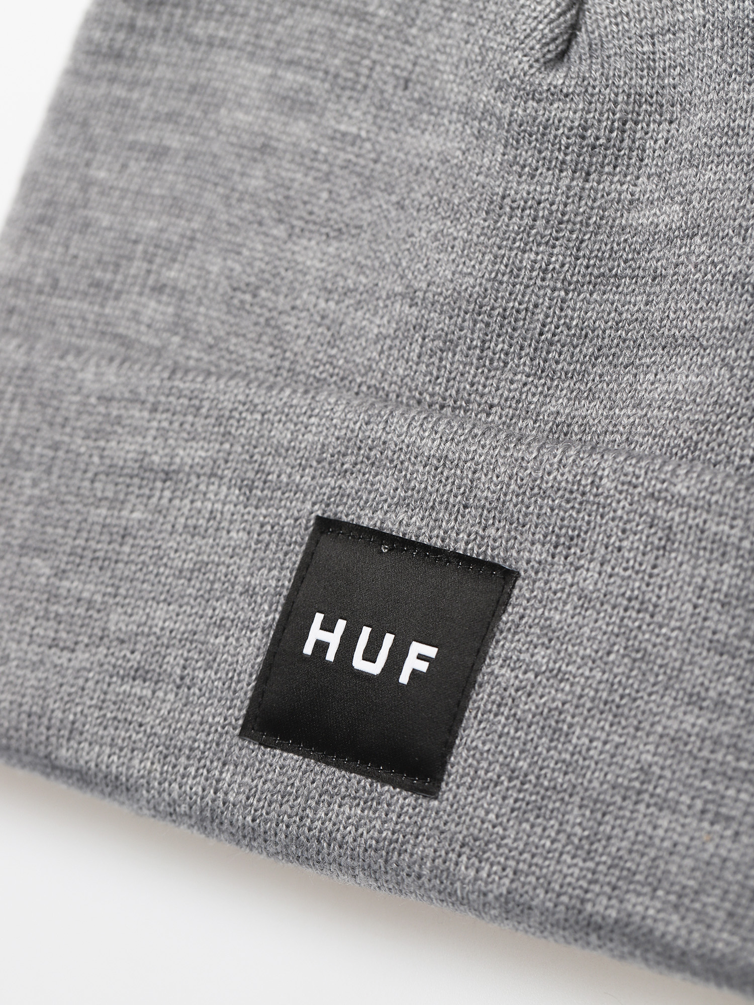 Czapka zimowa HUF Essentials Box Logo (grey heather)