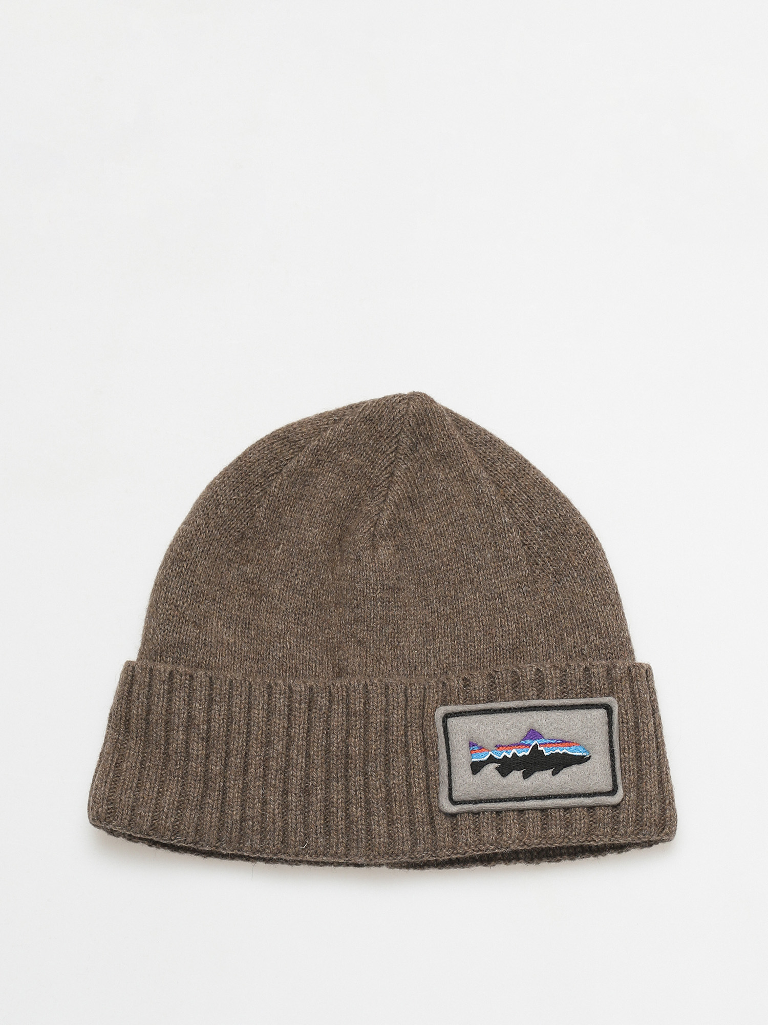 Czapka zimowa Patagonia Brodeo (fitz roy trout patch/ash tan)