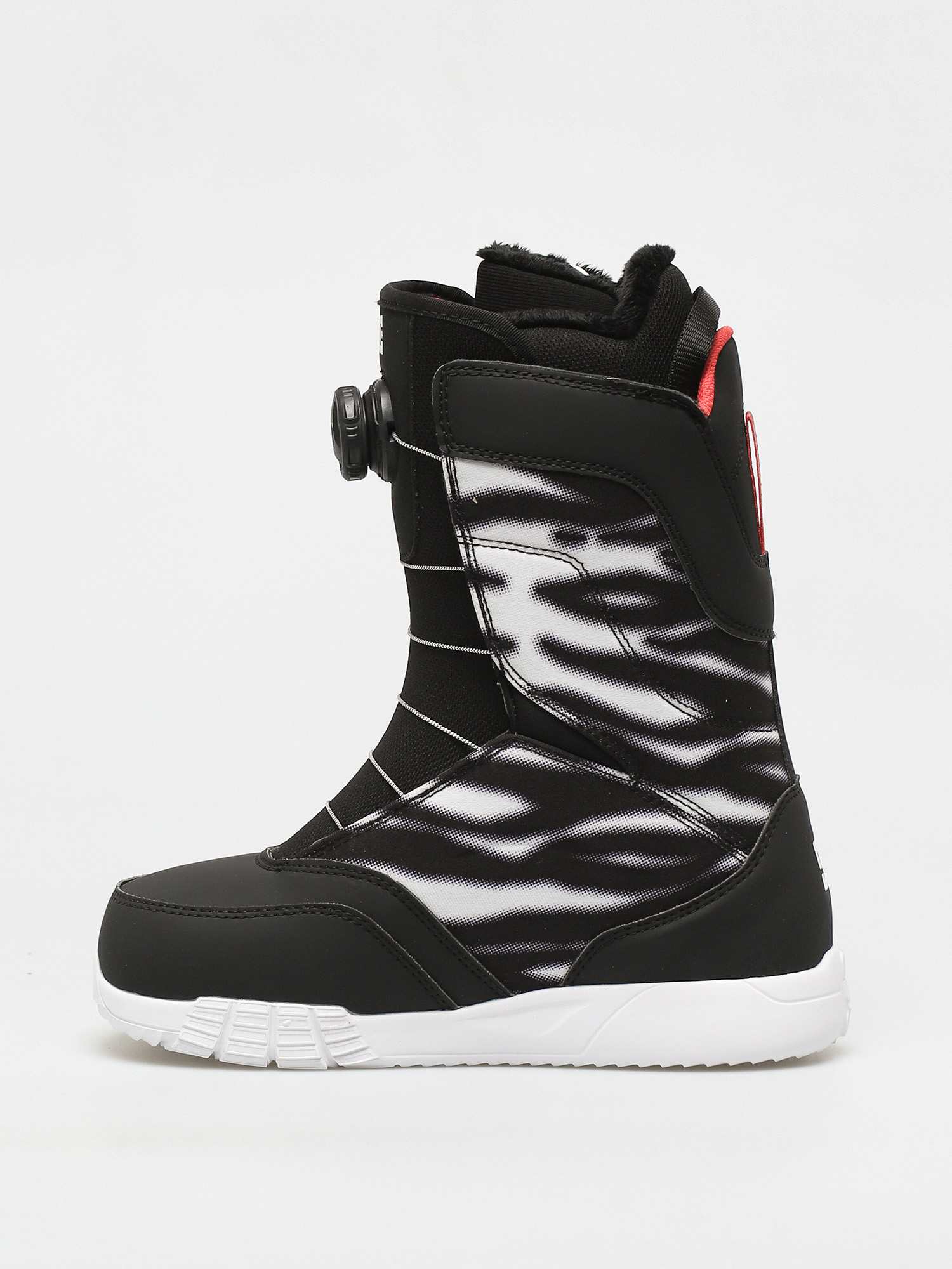 スノーボード DC SEARCH 25.0 BOA Buty snowboardowe DC Search Boa - czarny (zebra print)