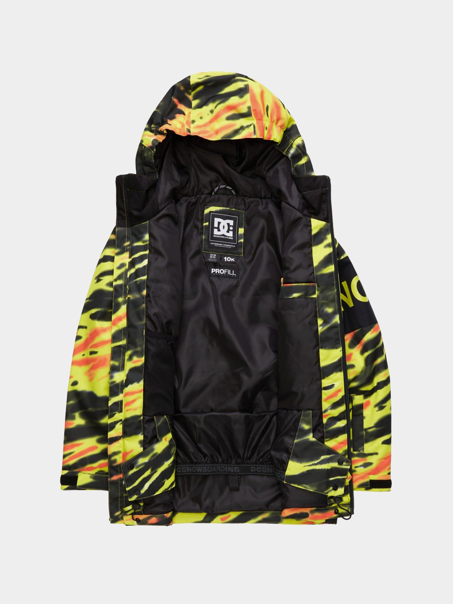 Kurtka snowboardowa DC Propaganda JR (angled tie dye sulphur spring)