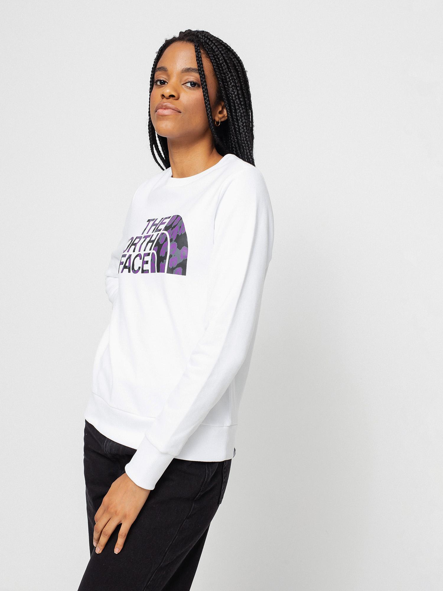 Bluza The North Face Standard Wmn (tnfwht/grvtypplleprdprint)