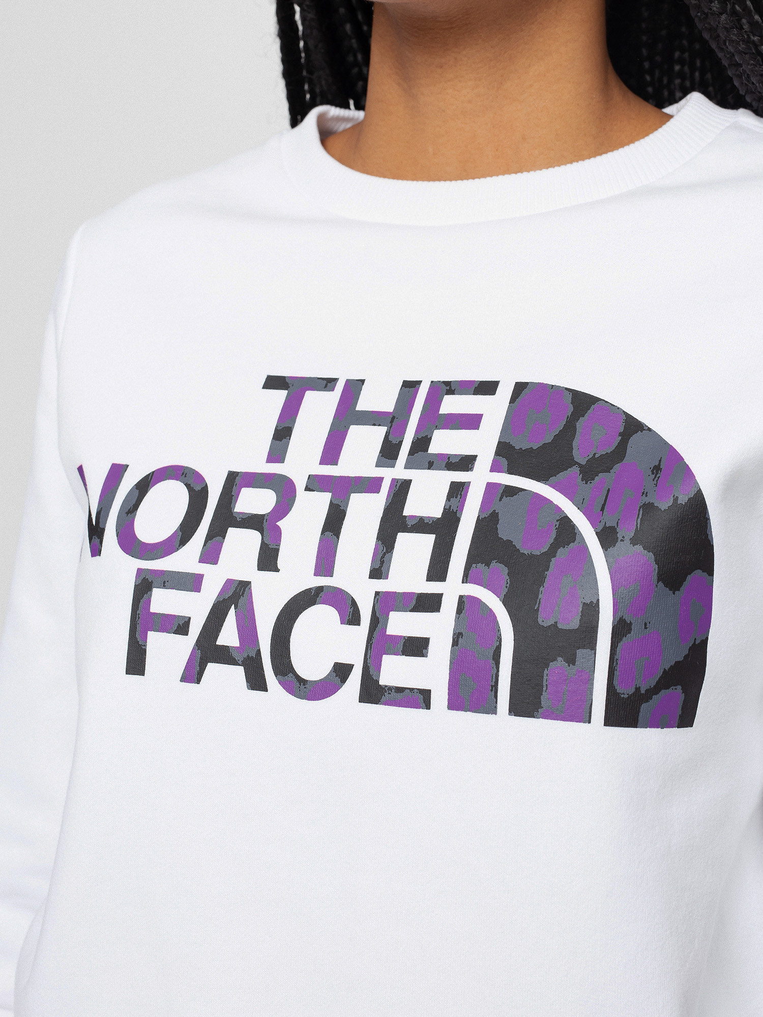 Bluza The North Face Standard Wmn (tnfwht/grvtypplleprdprint)