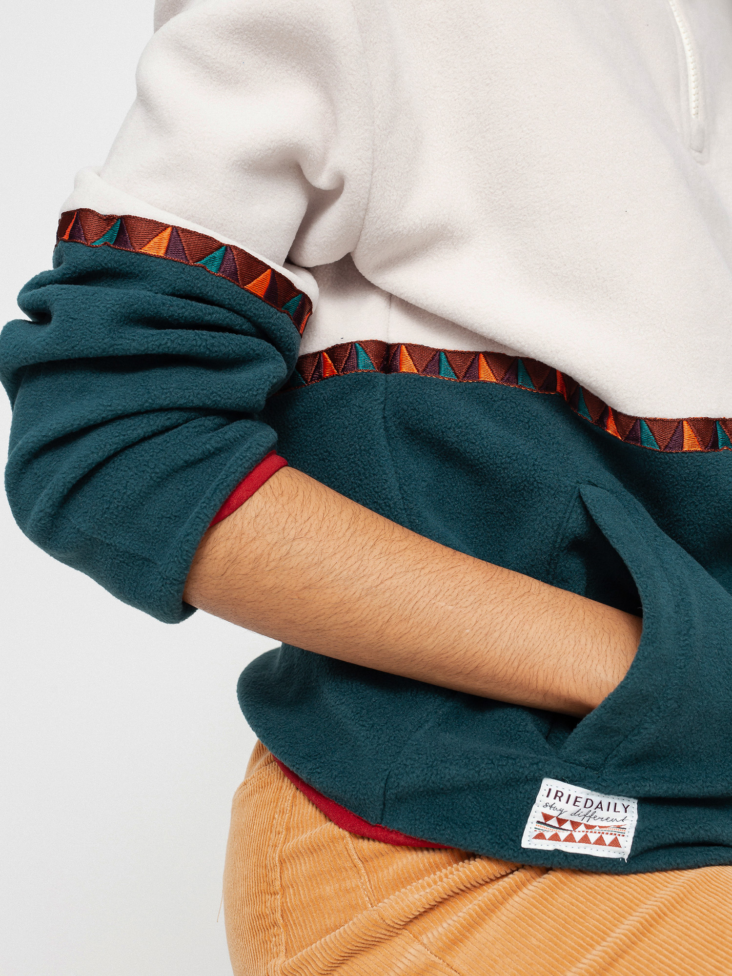 Damski Polar Iriedaily Holina Fleece Troyer (dark teal)