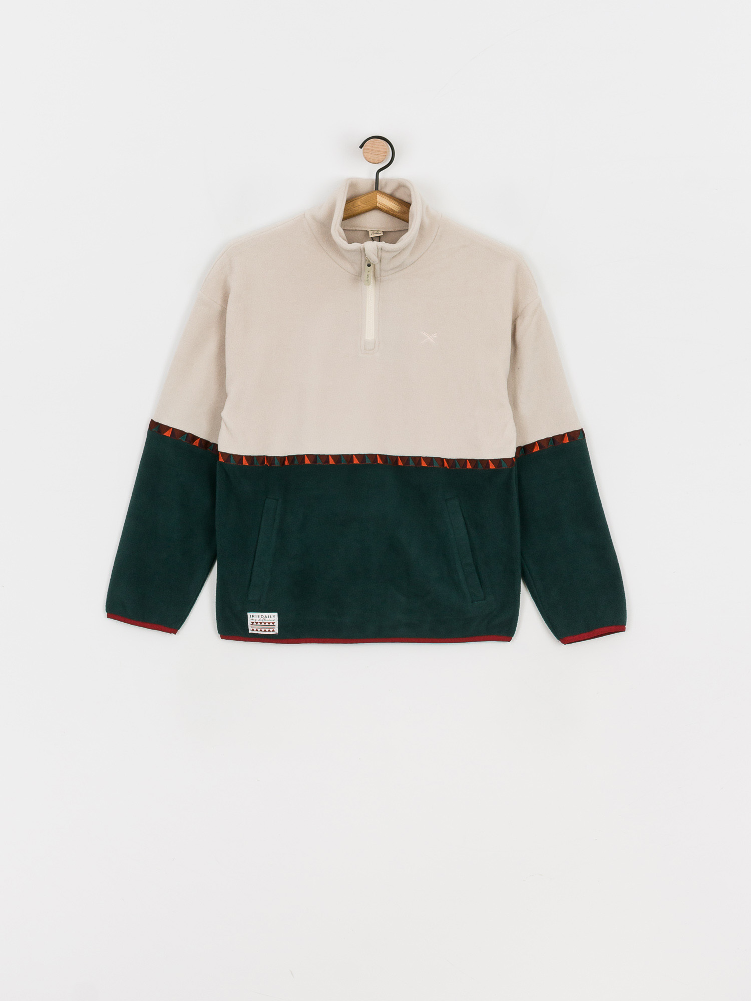 Damski Polar Iriedaily Holina Fleece Troyer (dark teal)