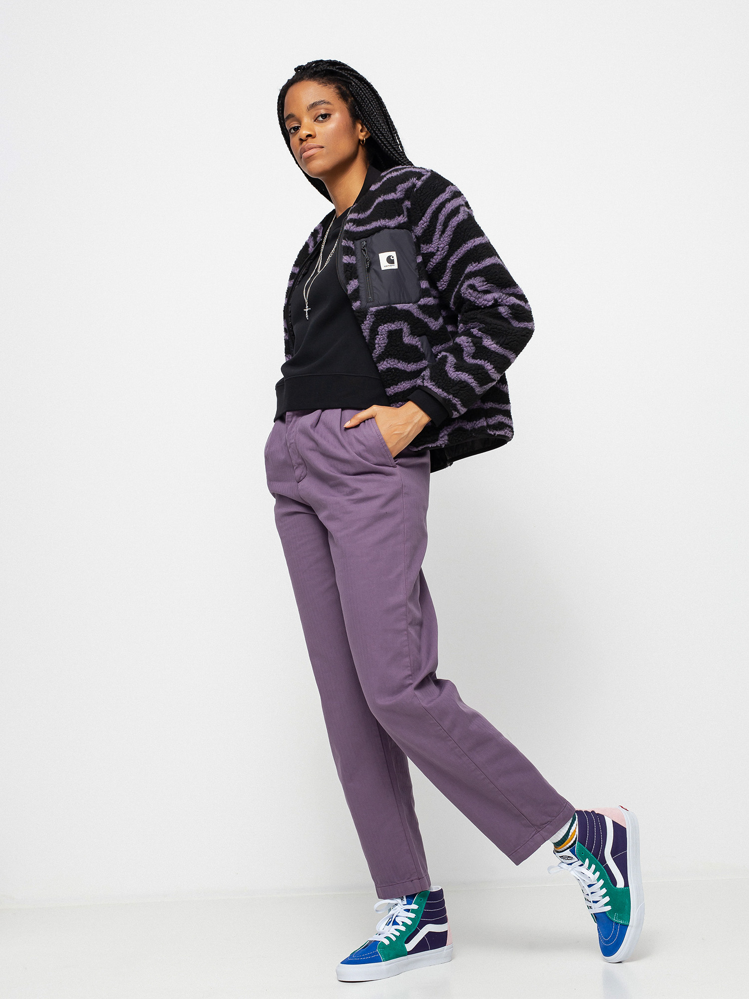 Spodnie Carhartt WIP Vinita Wmn (provence)