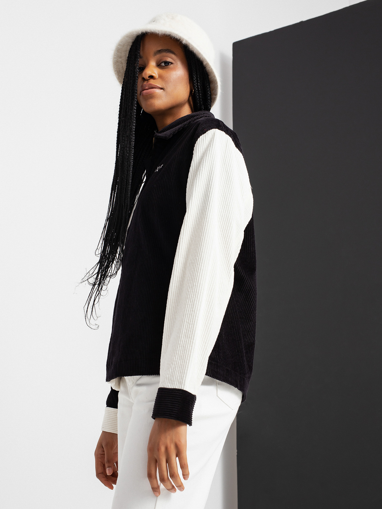 Kurtka HUF Vandenberg Corduroy Wmn (black)