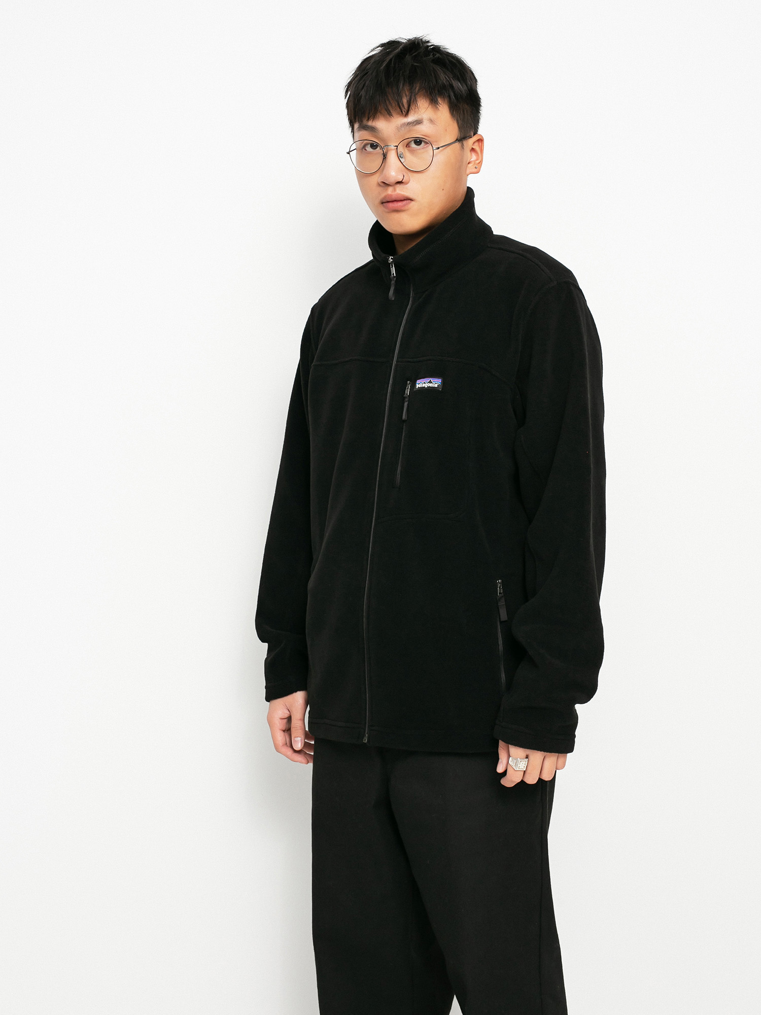 patagonia / 19SS/フリースジャケット/XL/ポリエステル/BLK/25527SP19 Polar Patagonia Classic Synchilla - czarny (black)