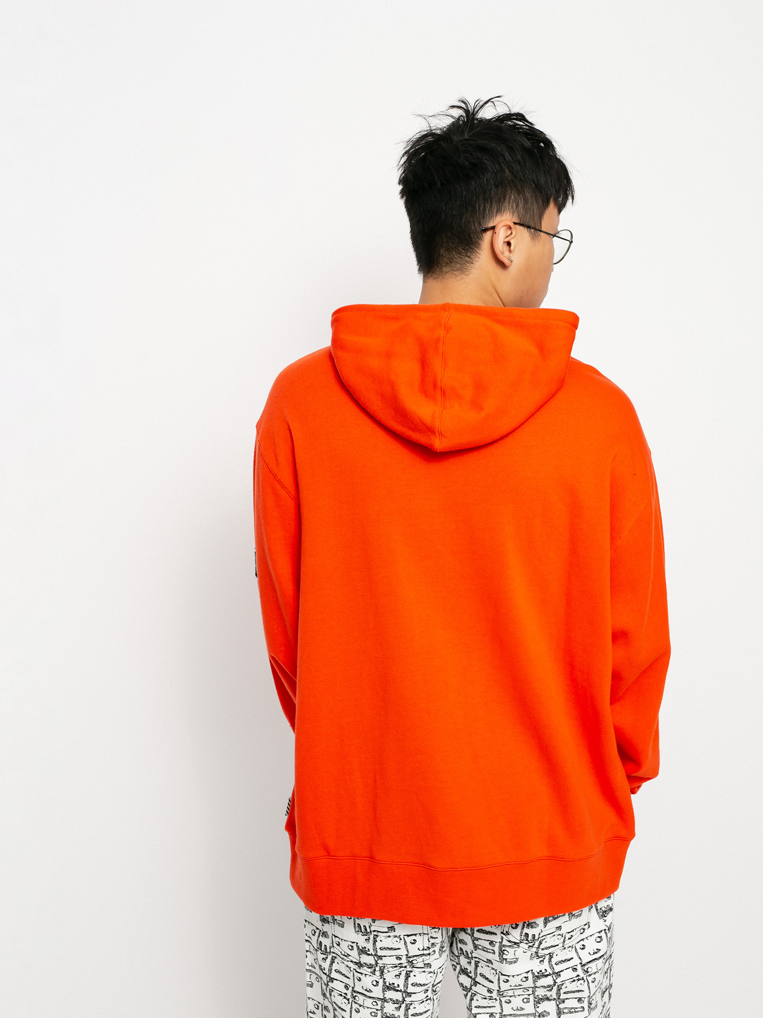 Bluza z kapturem Volcom Jla HD (orange)