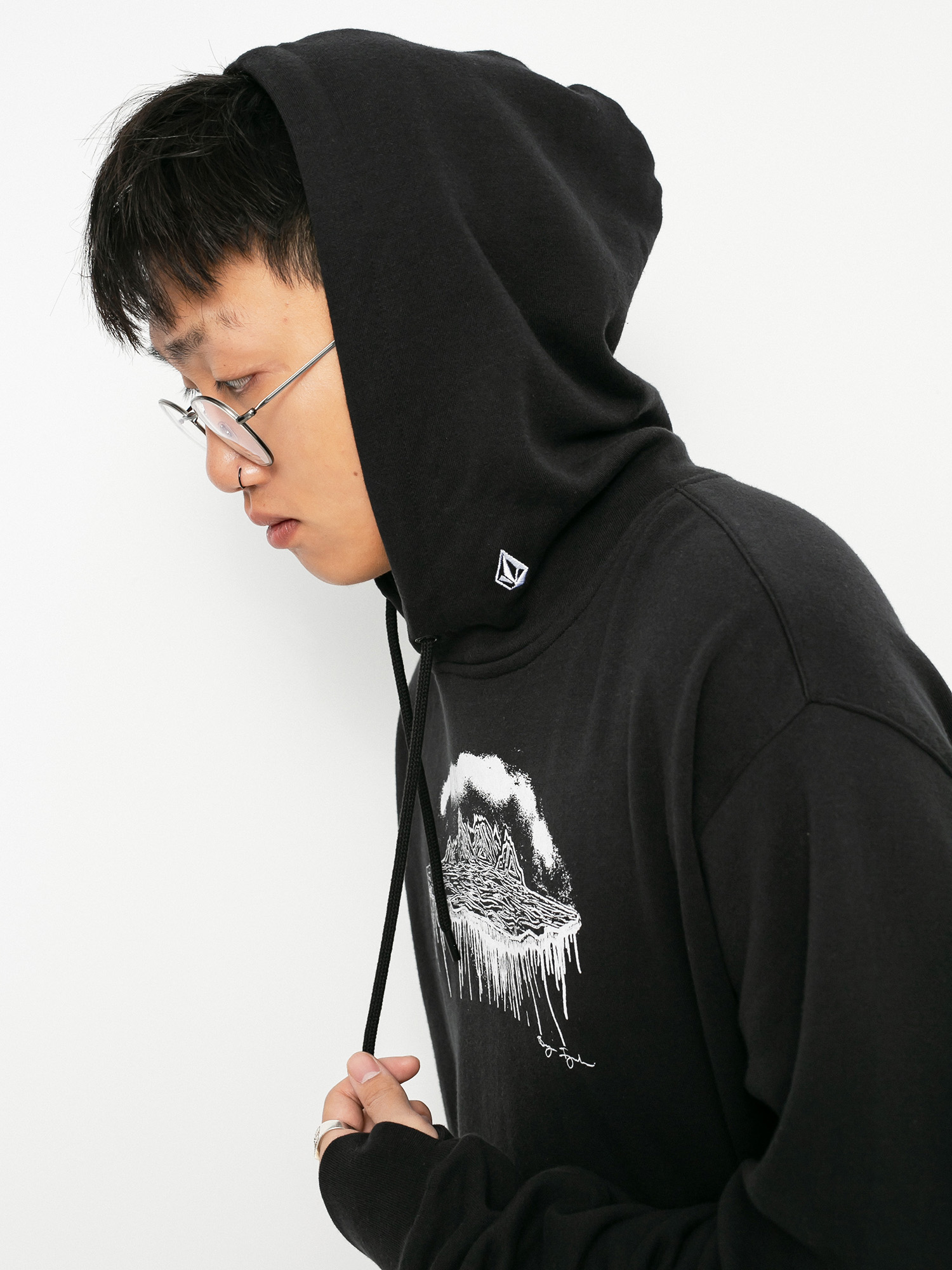 Bluza z kapturem Volcom Di HD (black)