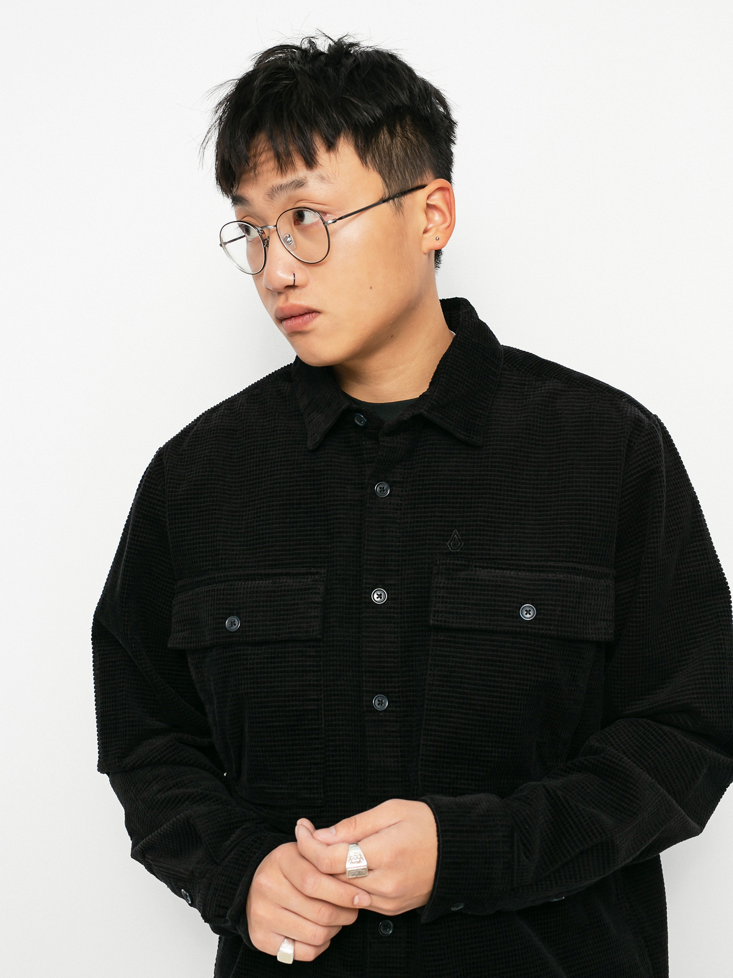Koszula Volcom Louie Lopez Workshirt (black)