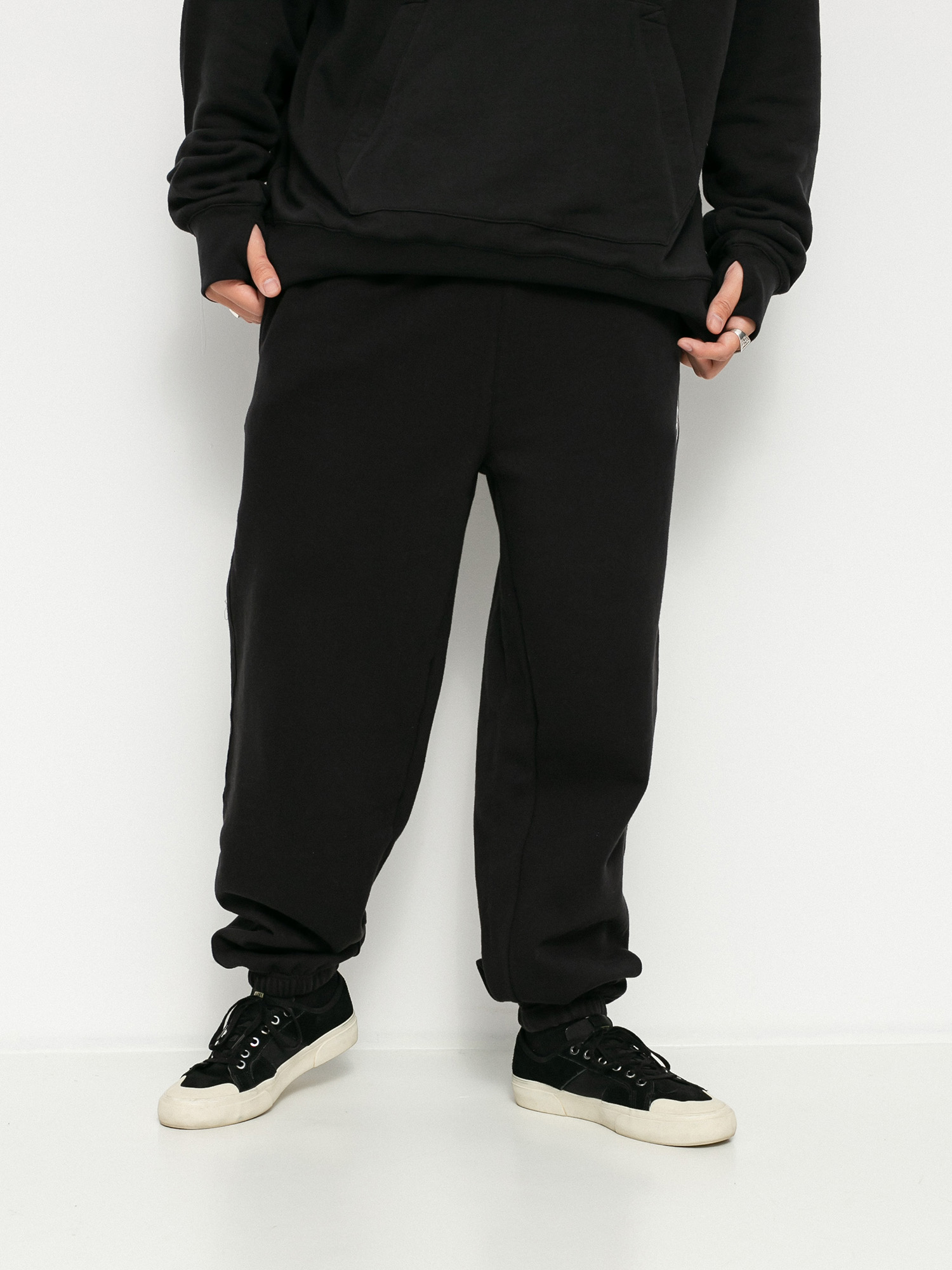 Spodnie Volcom Iconic Stone Fleece (black)