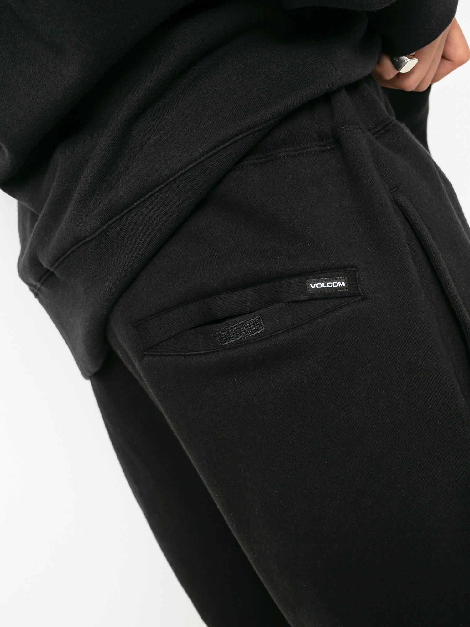 Spodnie Volcom Iconic Stone Fleece (black)