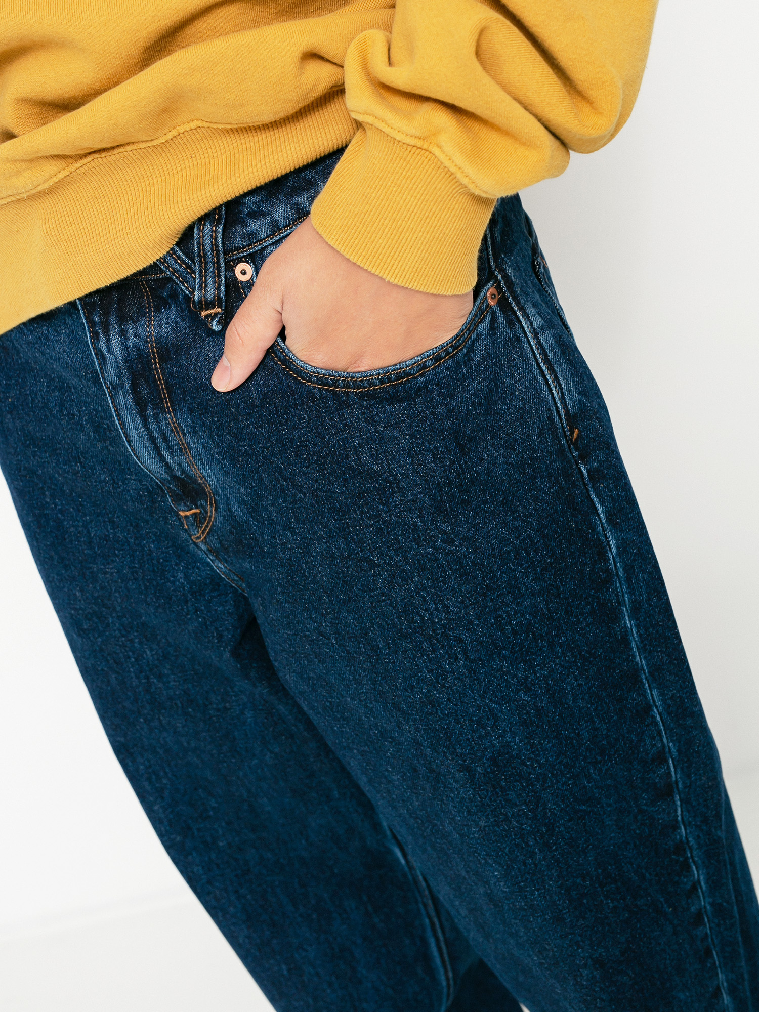 Spodnie Volcom Louie Lopez Tapered Denim (blue rinse)