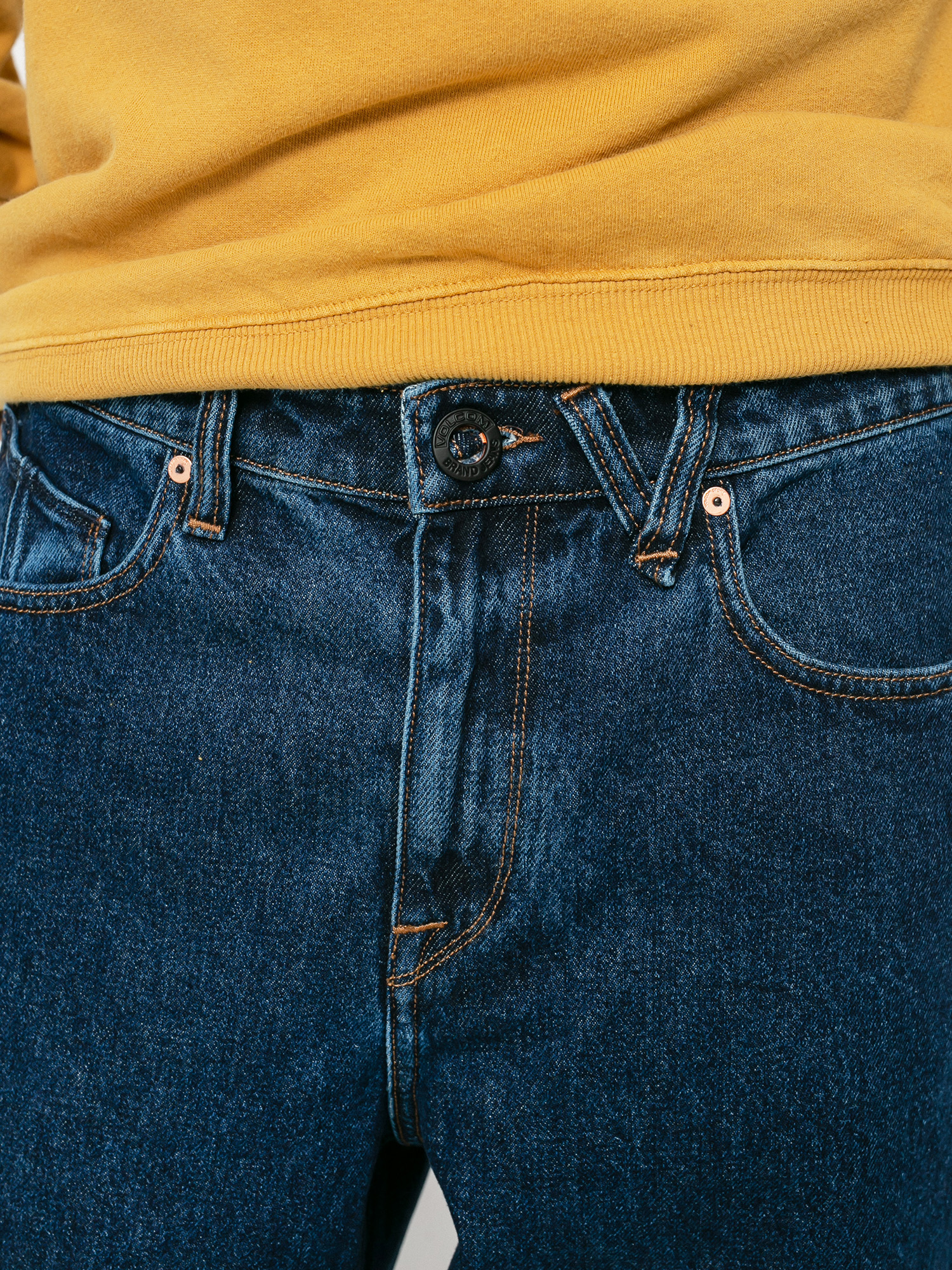 Spodnie Volcom Louie Lopez Tapered Denim (blue rinse)