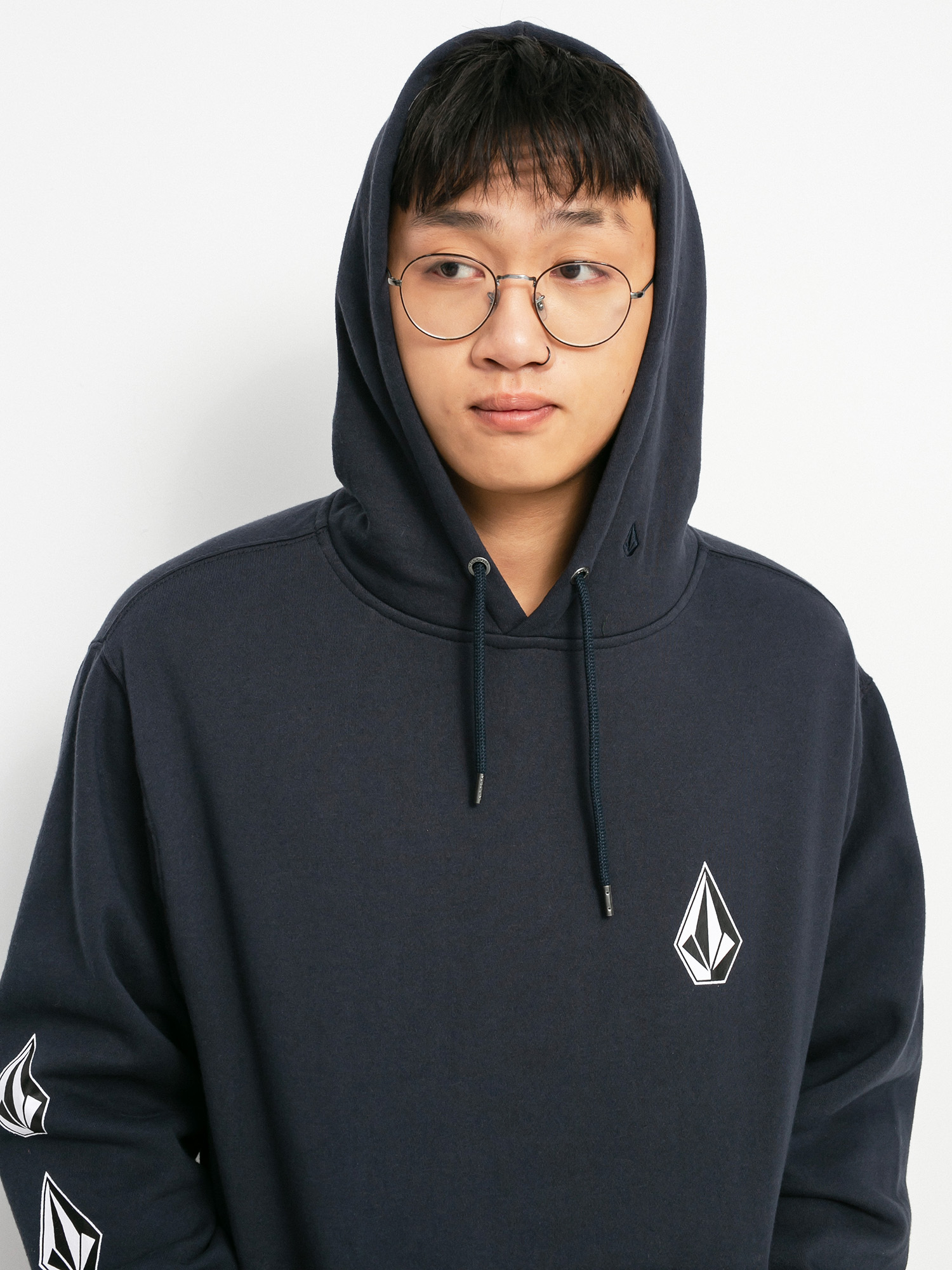 Bluza z kapturem Volcom Iconic Stone HD (navy)