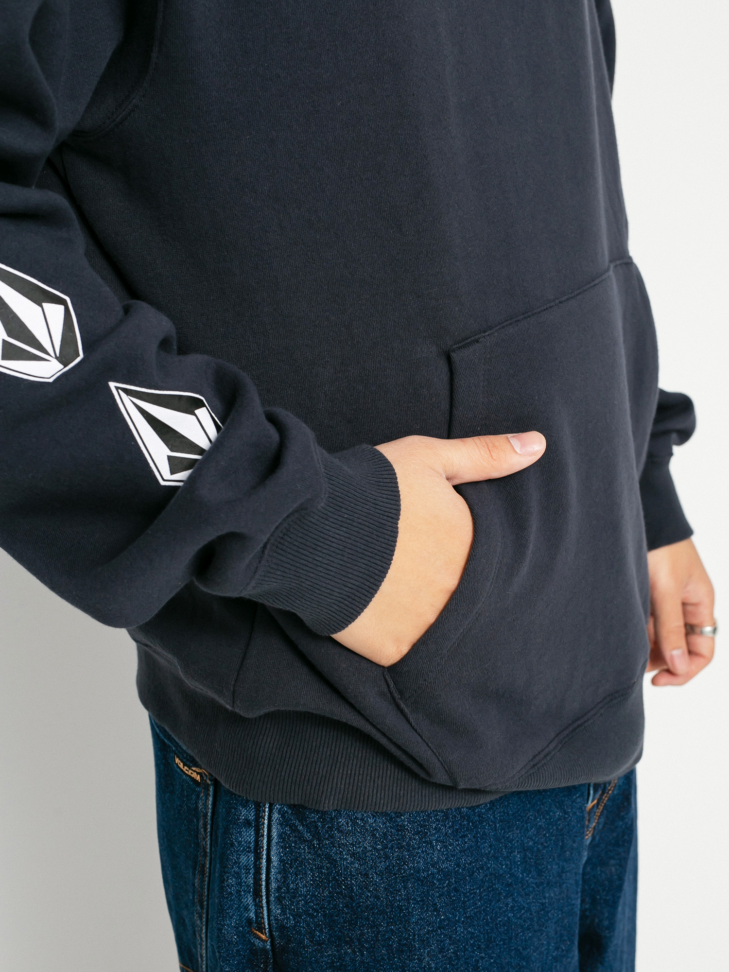 Bluza z kapturem Volcom Iconic Stone HD (navy)