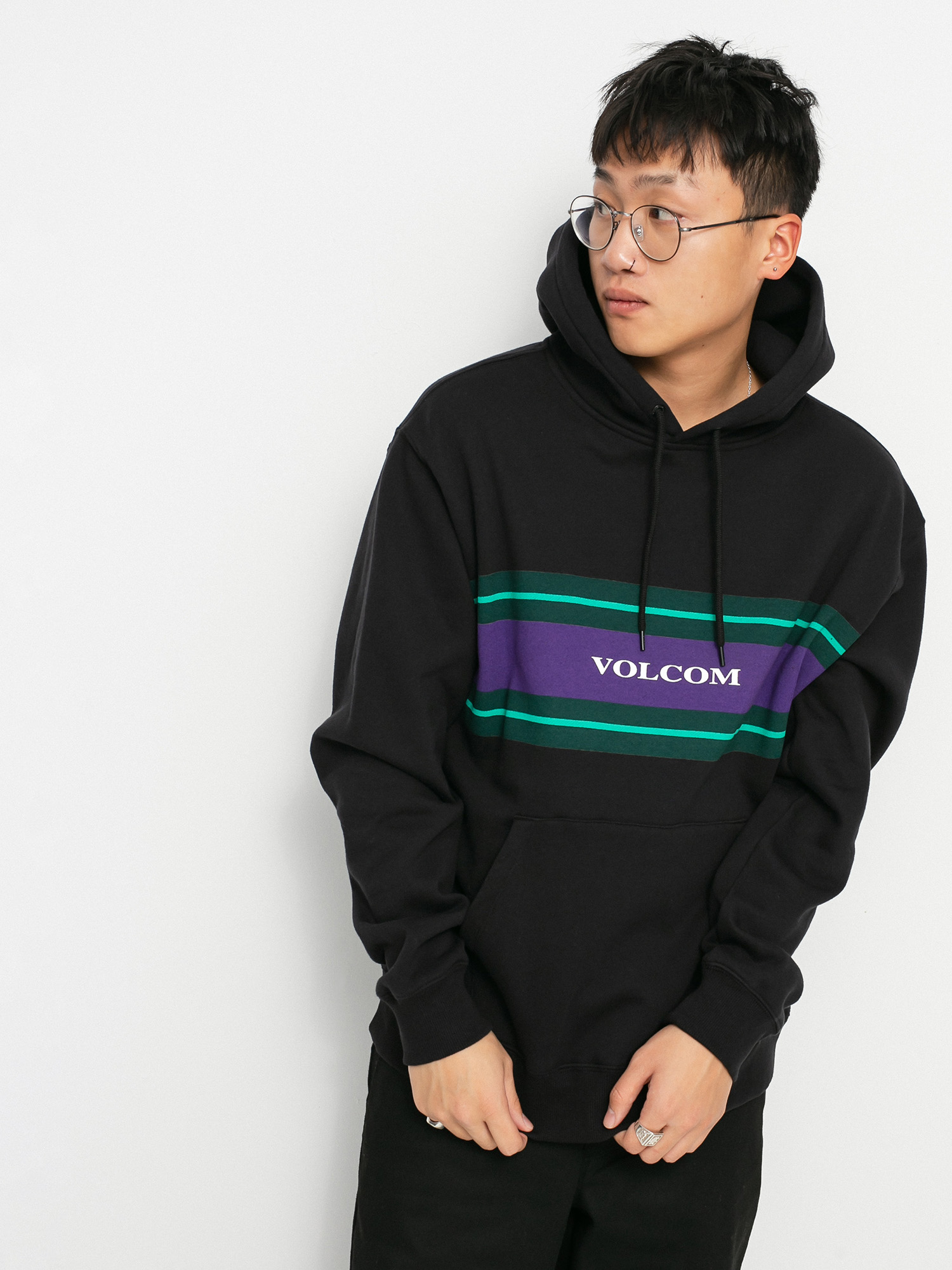 Bluza z kapturem Volcom Zero Division HD (black)