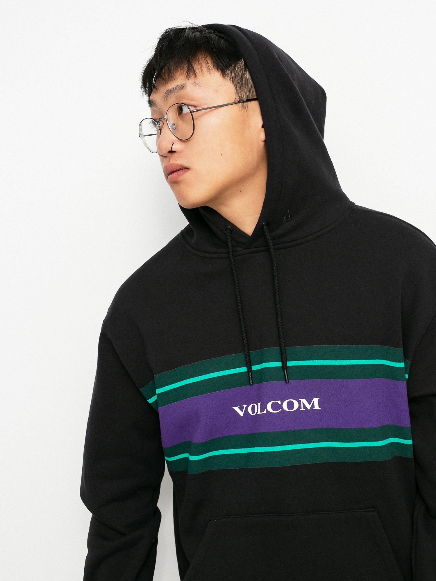 Bluza z kapturem Volcom Zero Division HD (black)