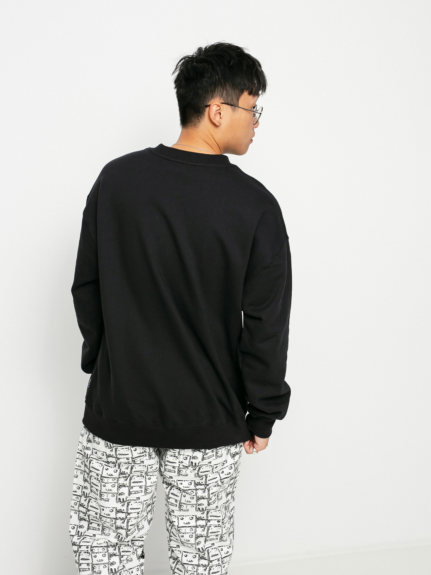 Bluza Volcom Louie Lopez Crew (black)