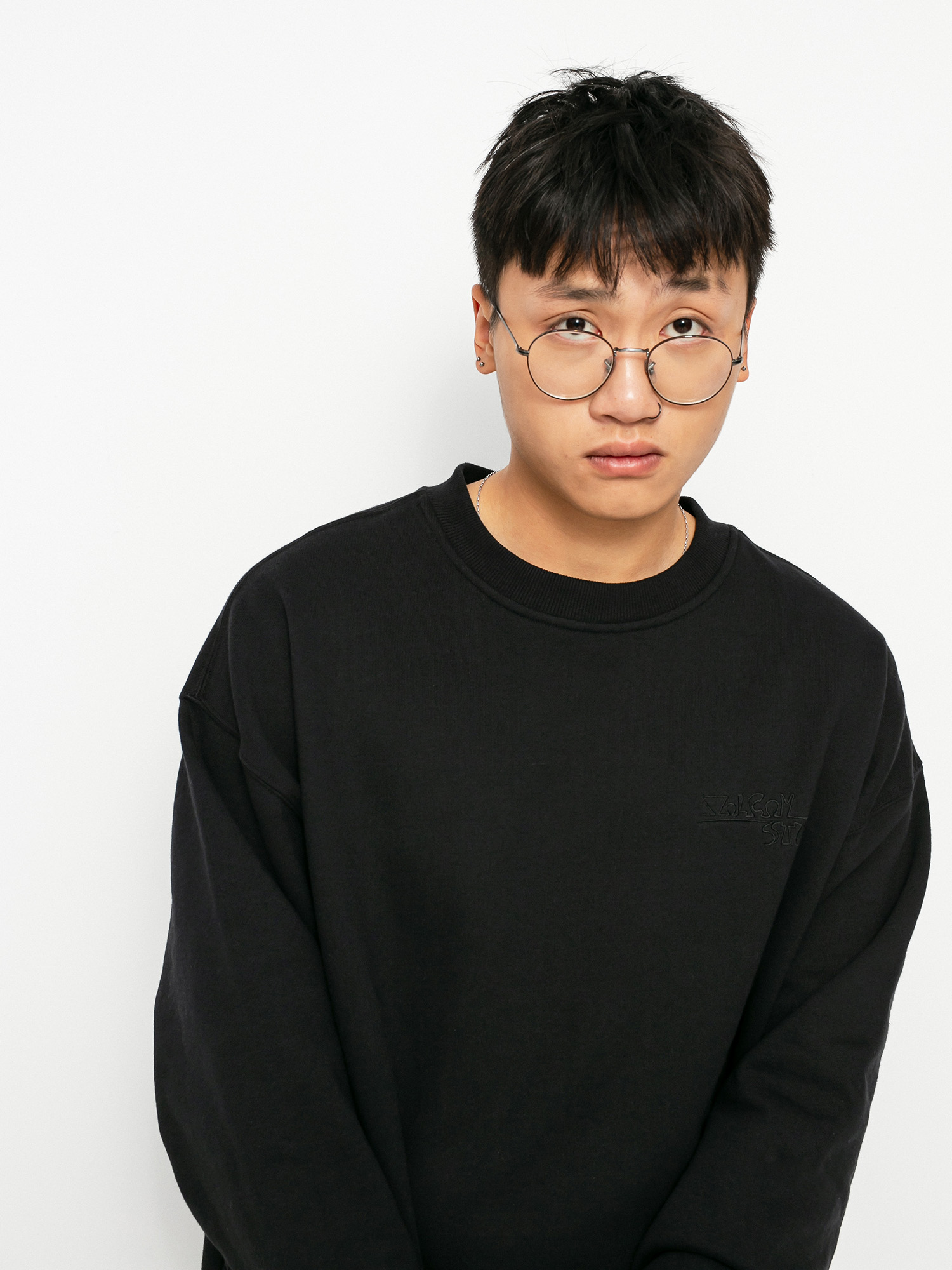 Bluza Volcom Louie Lopez Crew (black)