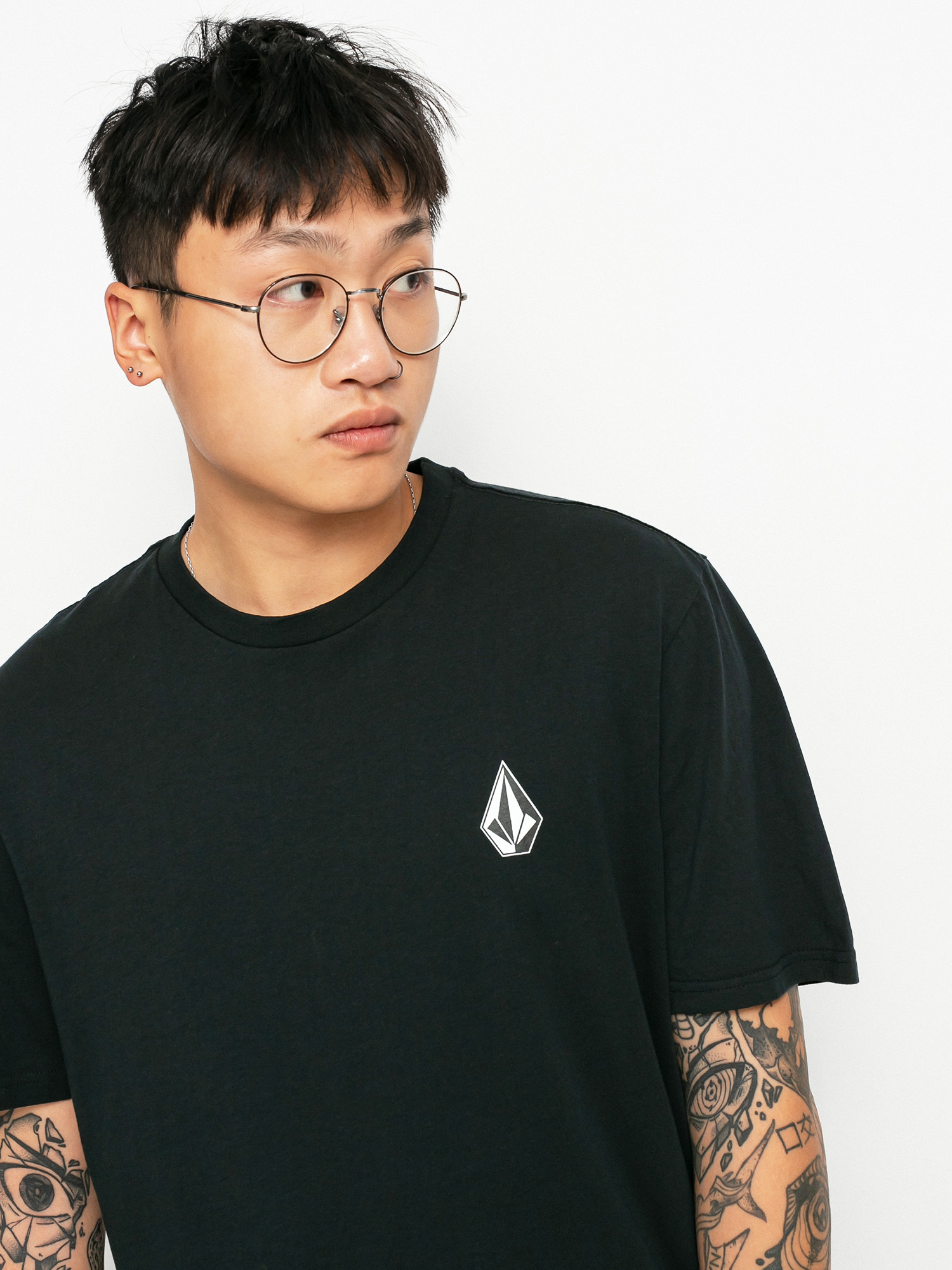 T-shirt Volcom Iconic Stone (black)