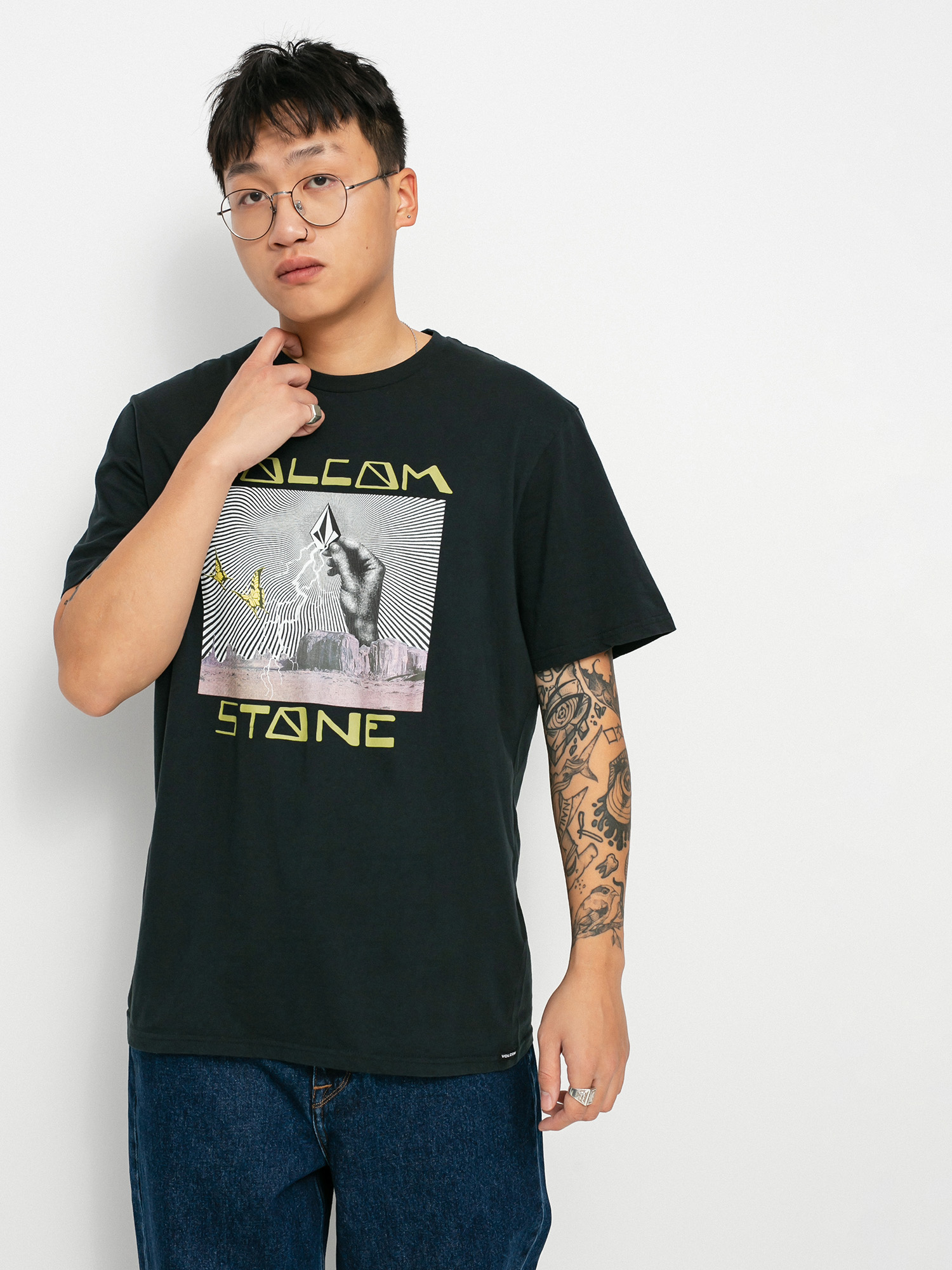 T-shirt Volcom Stone Strike (black)