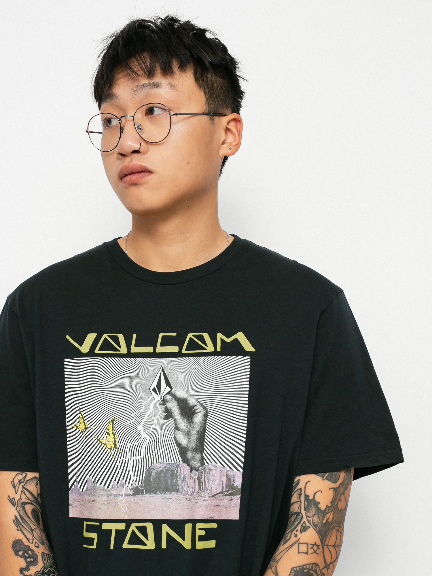 T-shirt Volcom Stone Strike (black)
