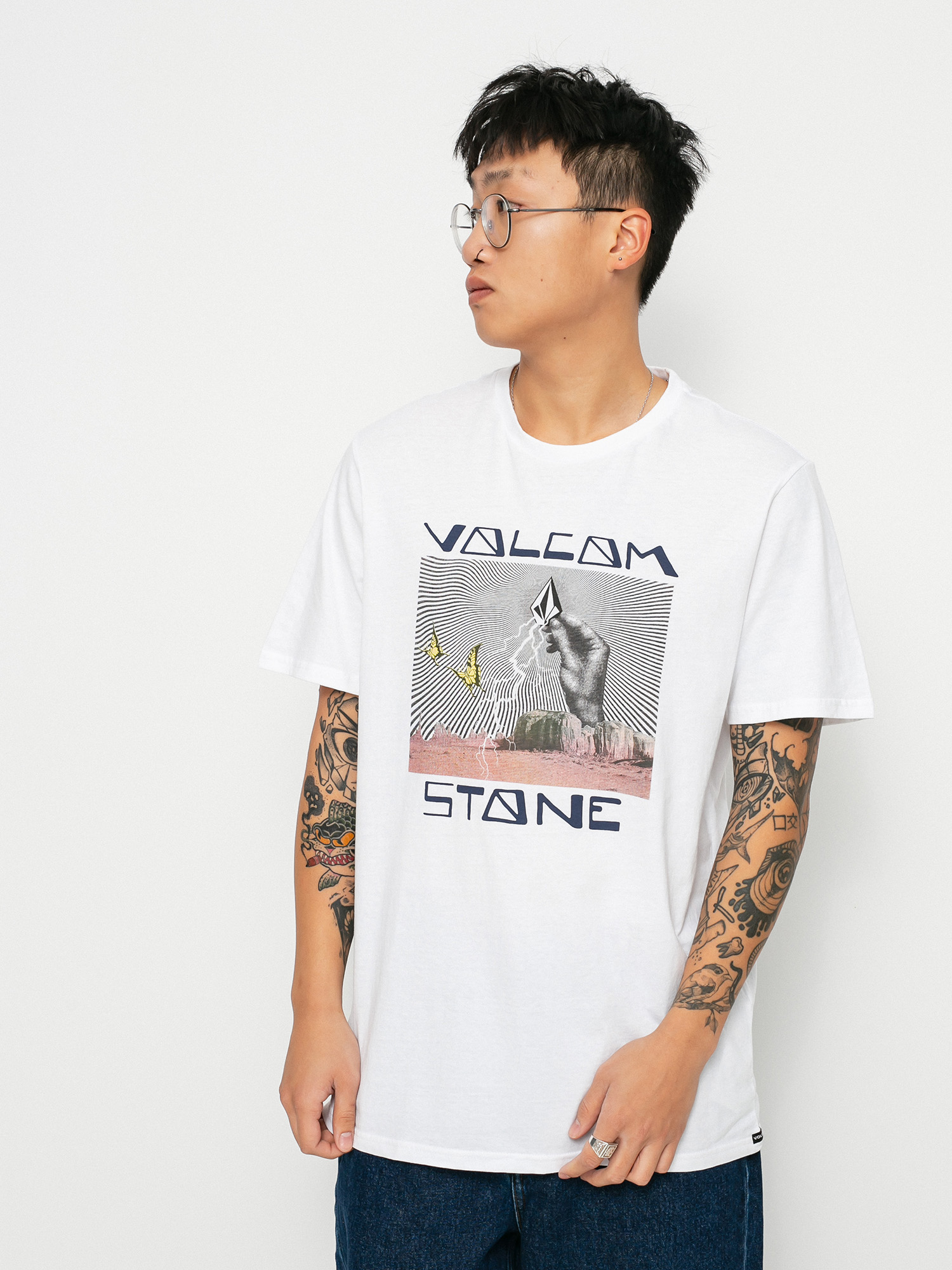 T-shirt Volcom Stone Strike (white)