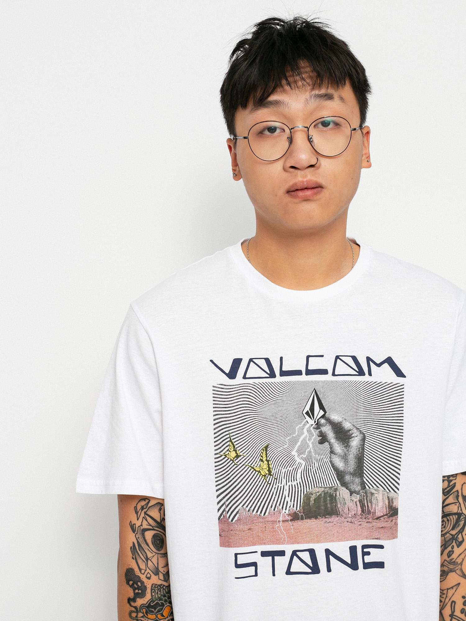 T-shirt Volcom Stone Strike (white)