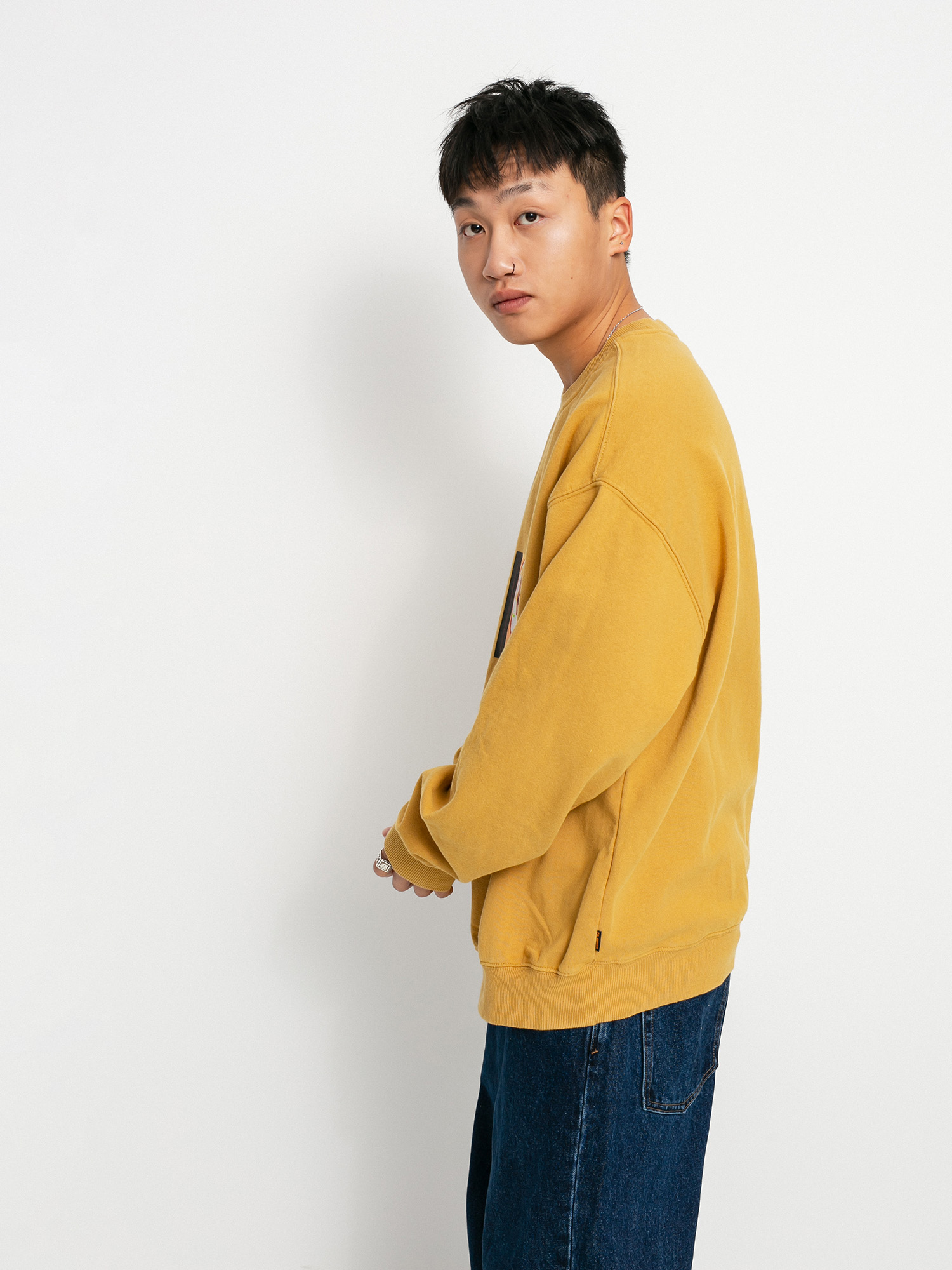Bluza Volcom Fa Animoscillator Crew (mustard gold)