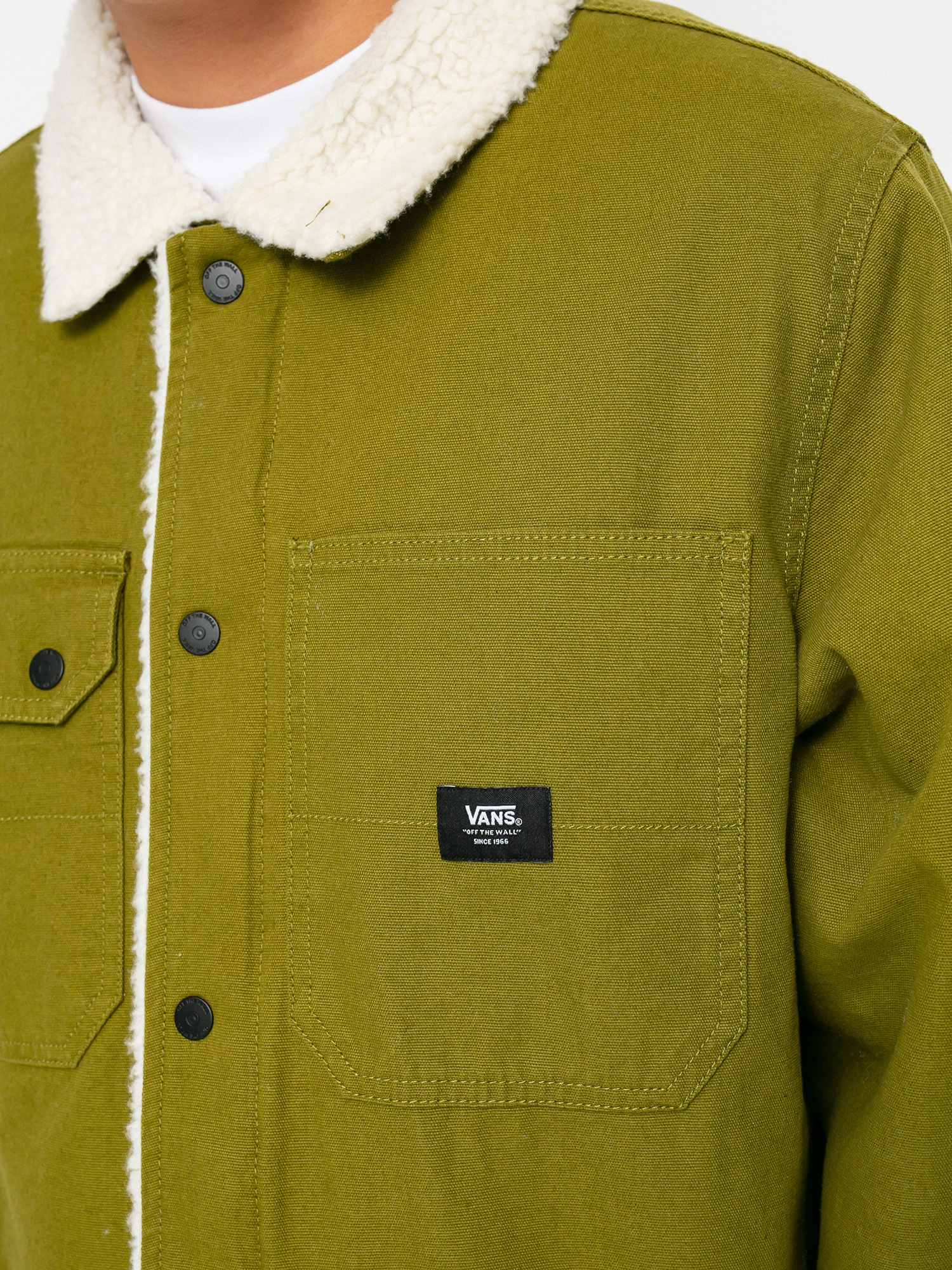 Kurtka Vans Drill Chore Sherpa (avocado/antique white)