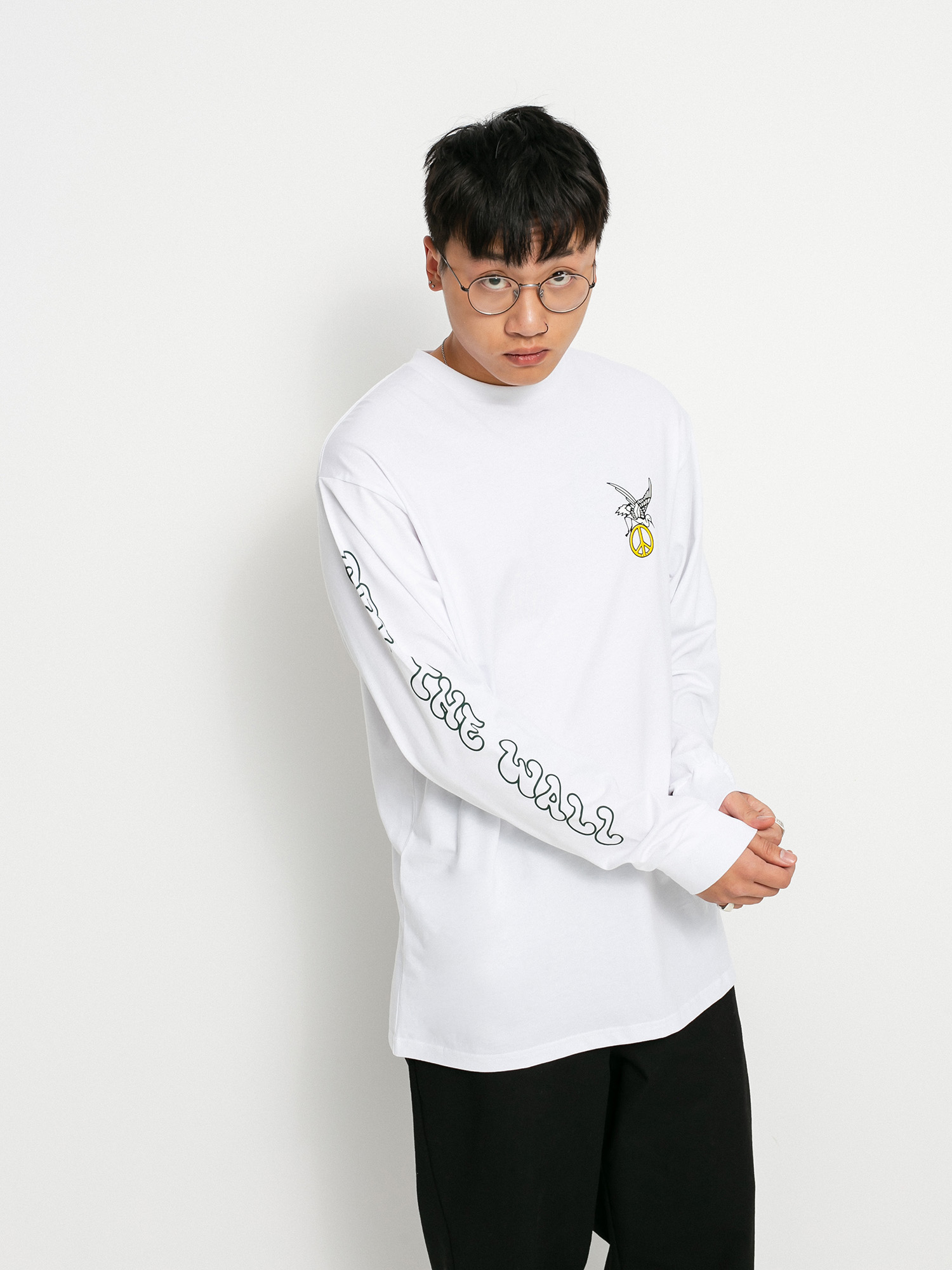 Longsleeve Vans Trippy Outdoors (white)