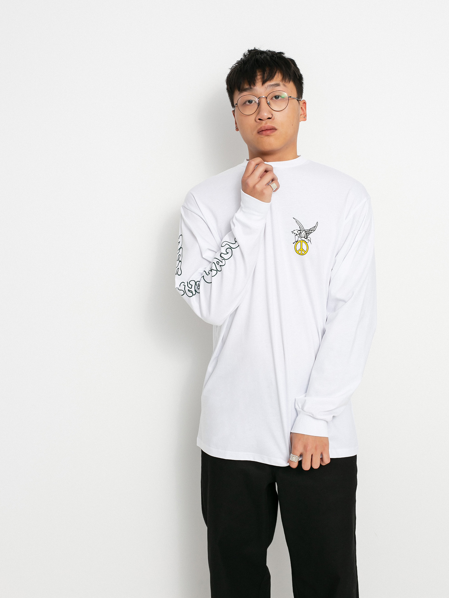 Longsleeve Vans Trippy Outdoors (white)