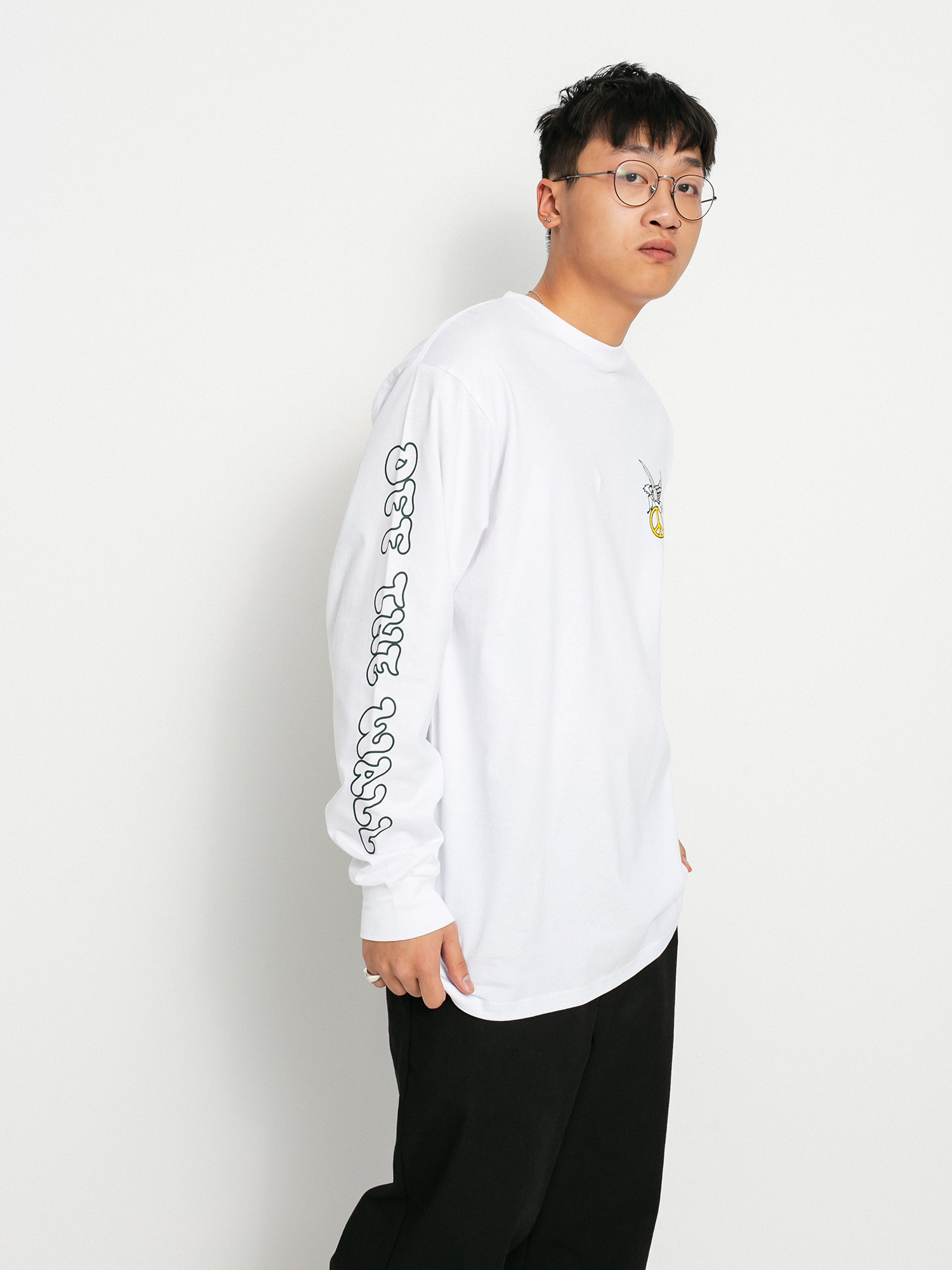 Longsleeve Vans Trippy Outdoors (white)