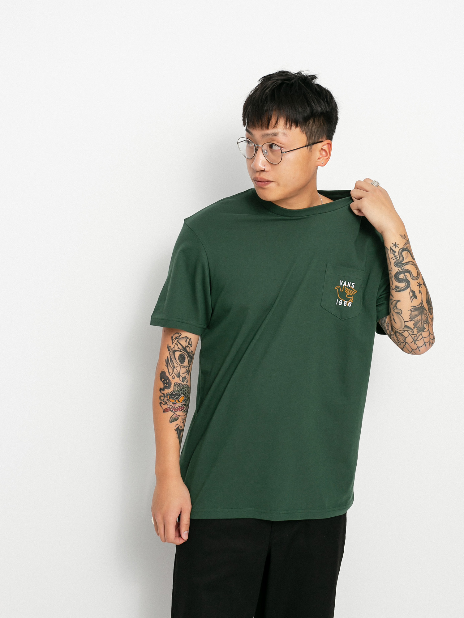 T-shirt Vans Visualize Peace Pocket (sycamore)