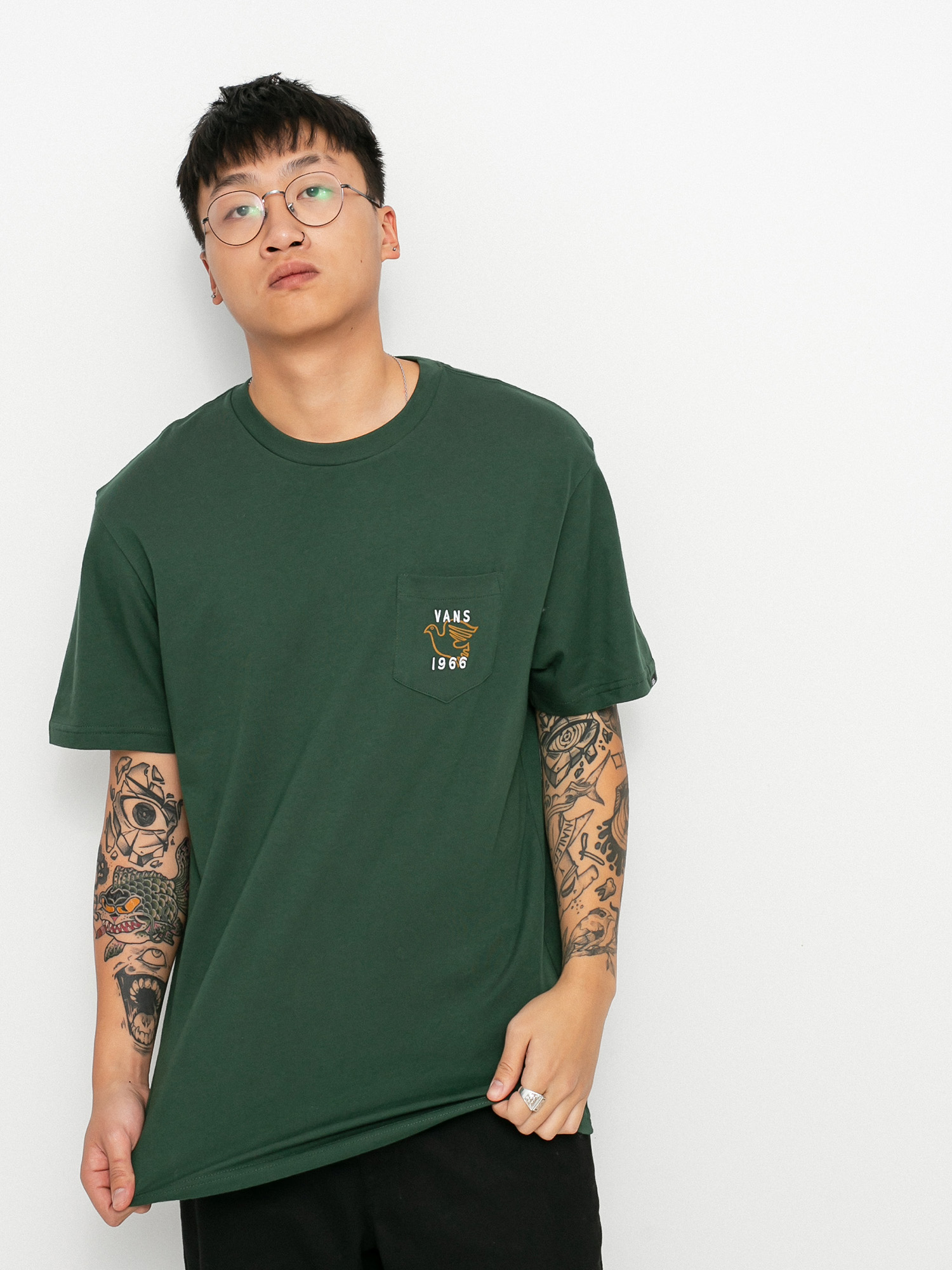 T-shirt Vans Visualize Peace Pocket (sycamore)