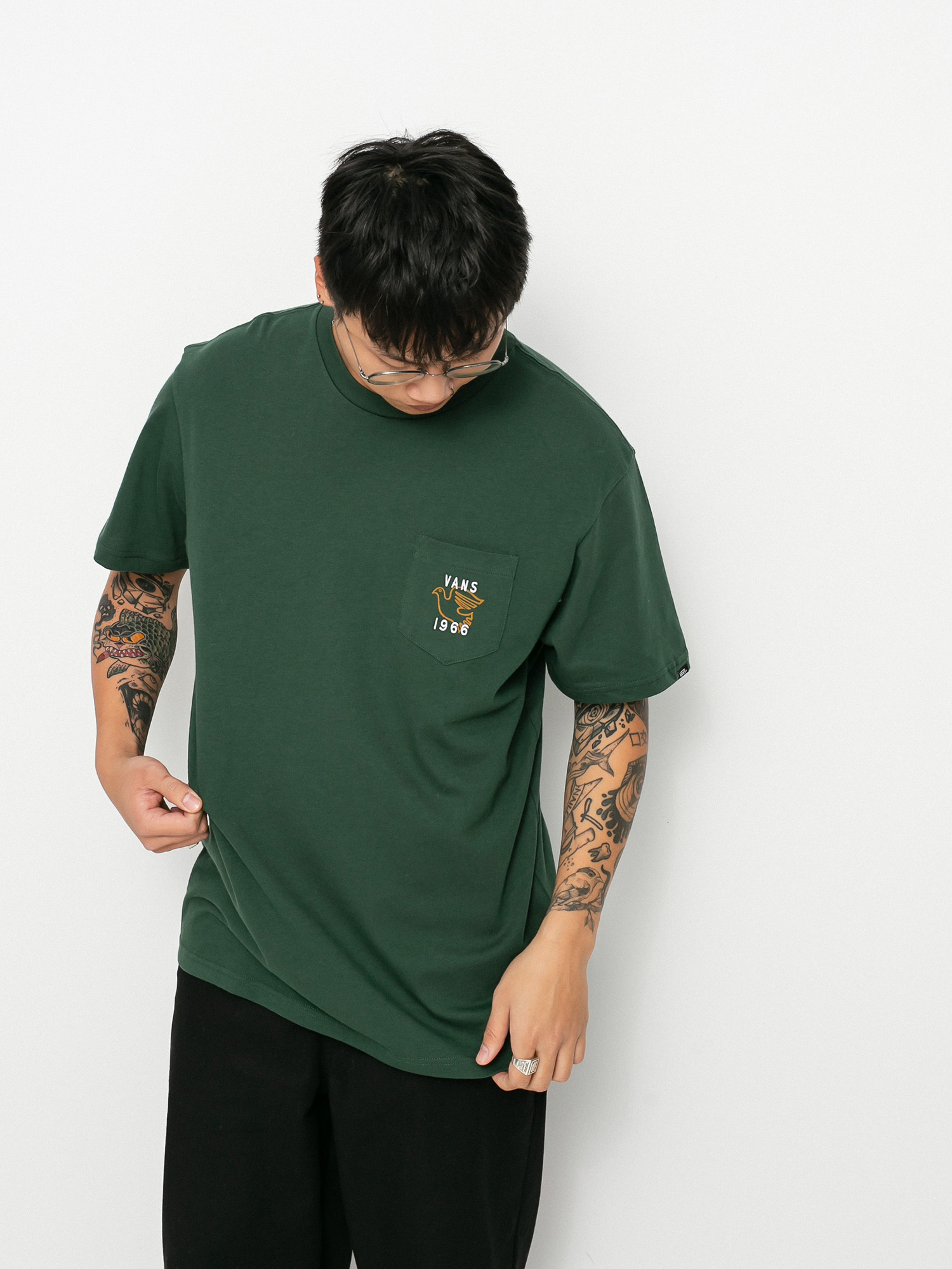 T-shirt Vans Visualize Peace Pocket (sycamore)