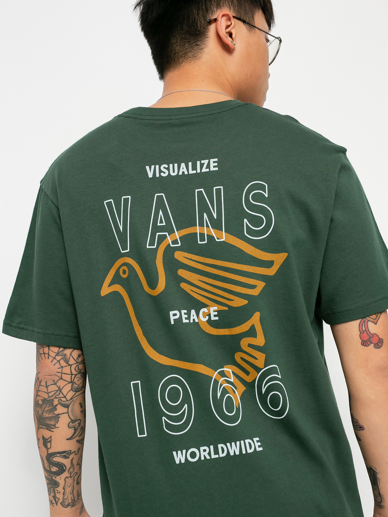 T-shirt Vans Visualize Peace Pocket (sycamore)