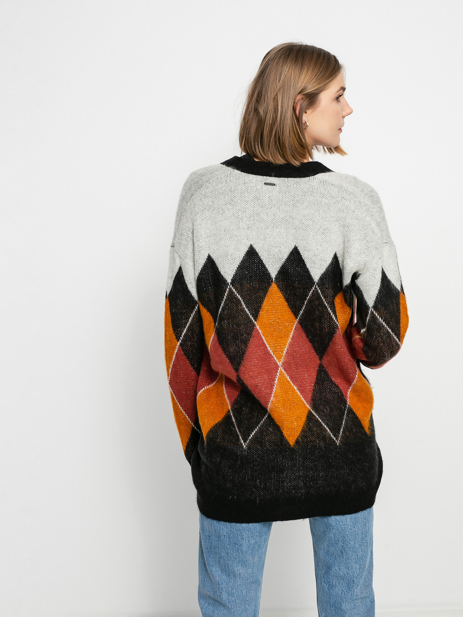 Sweter Volcom Knitty City Cardi Wmn (black combo)