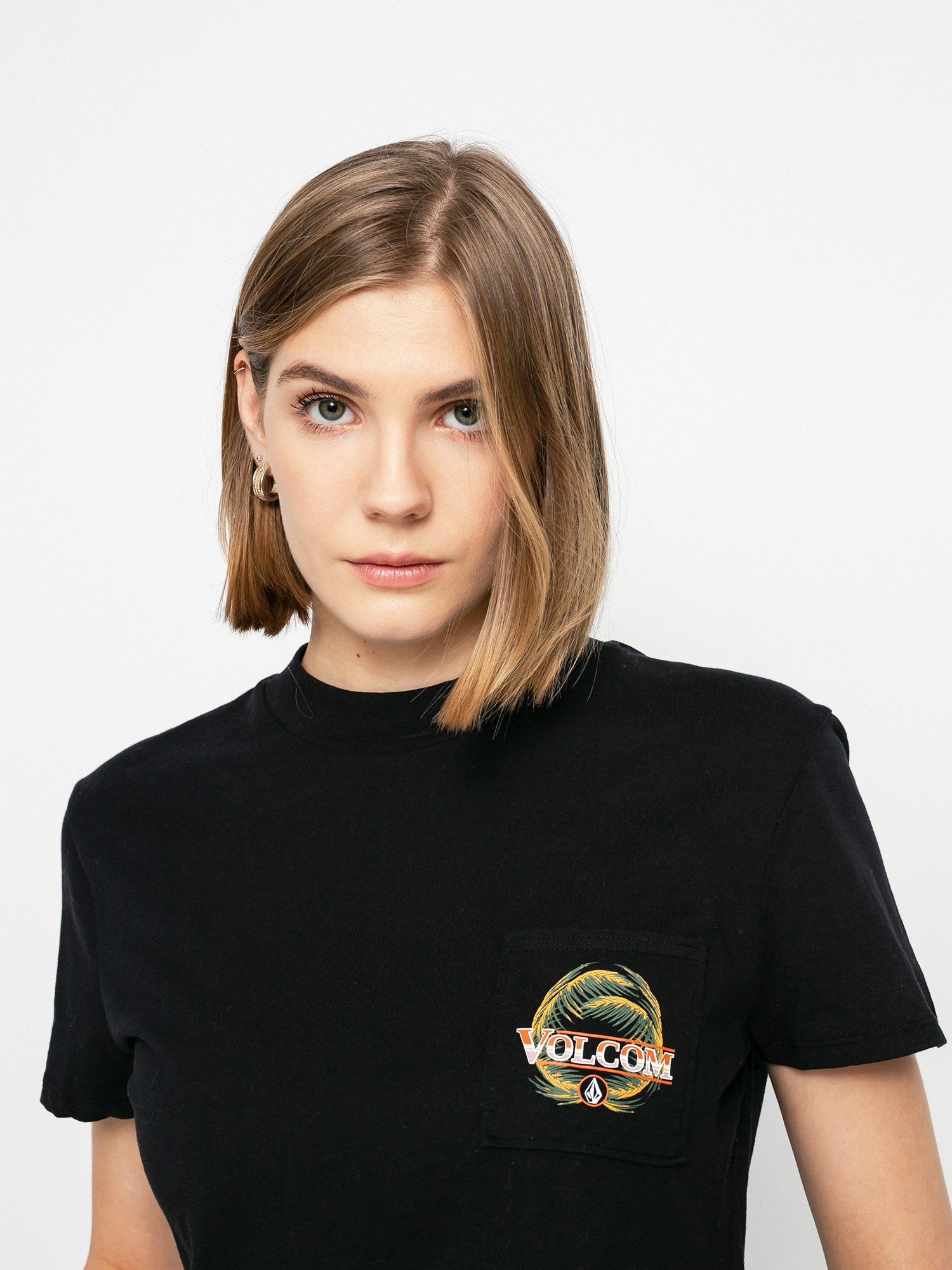 T-shirt Volcom Pocket Dial Wmn (black)