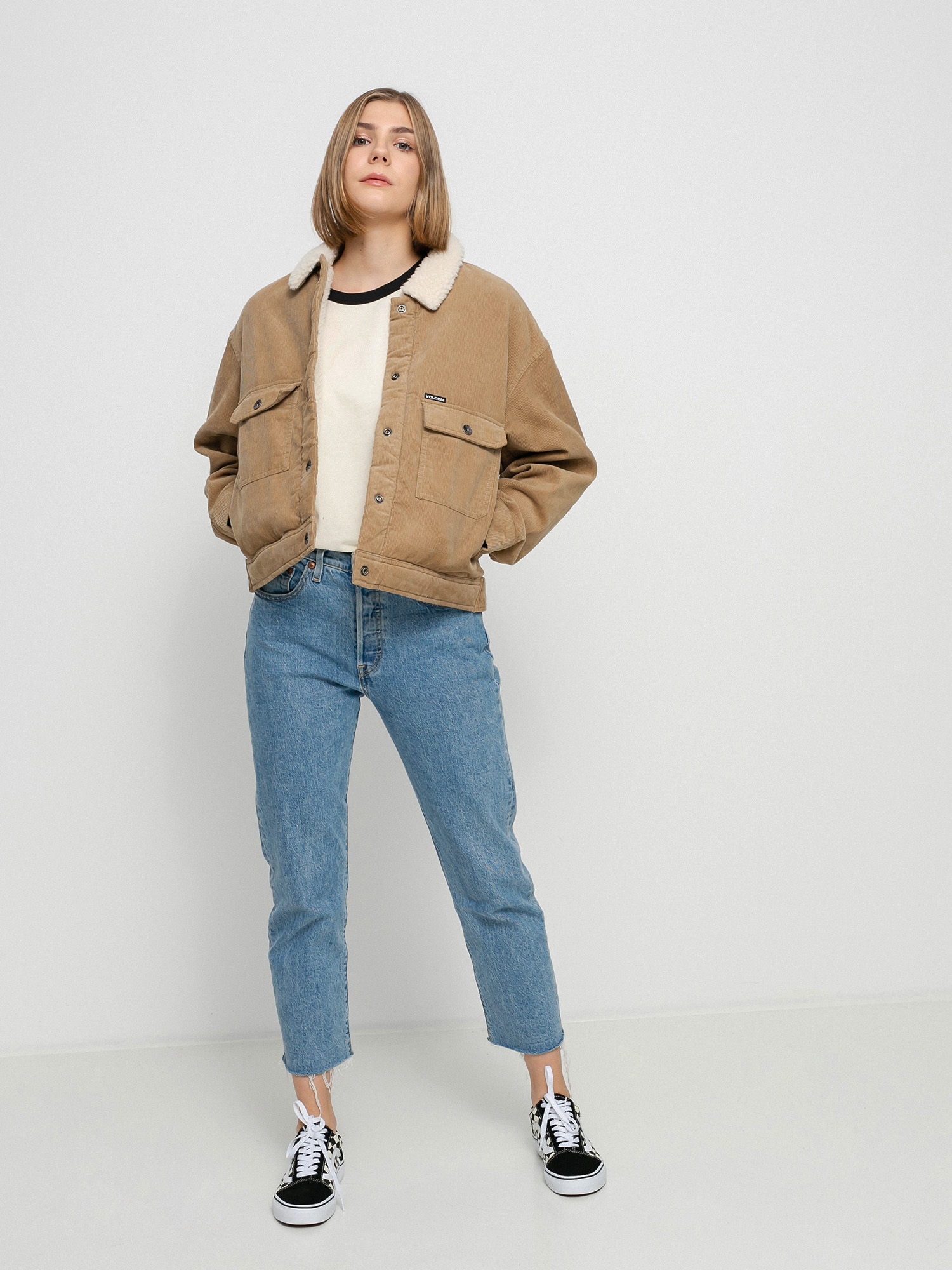 Kurtka Volcom Weaton Wmn (dark khaki)