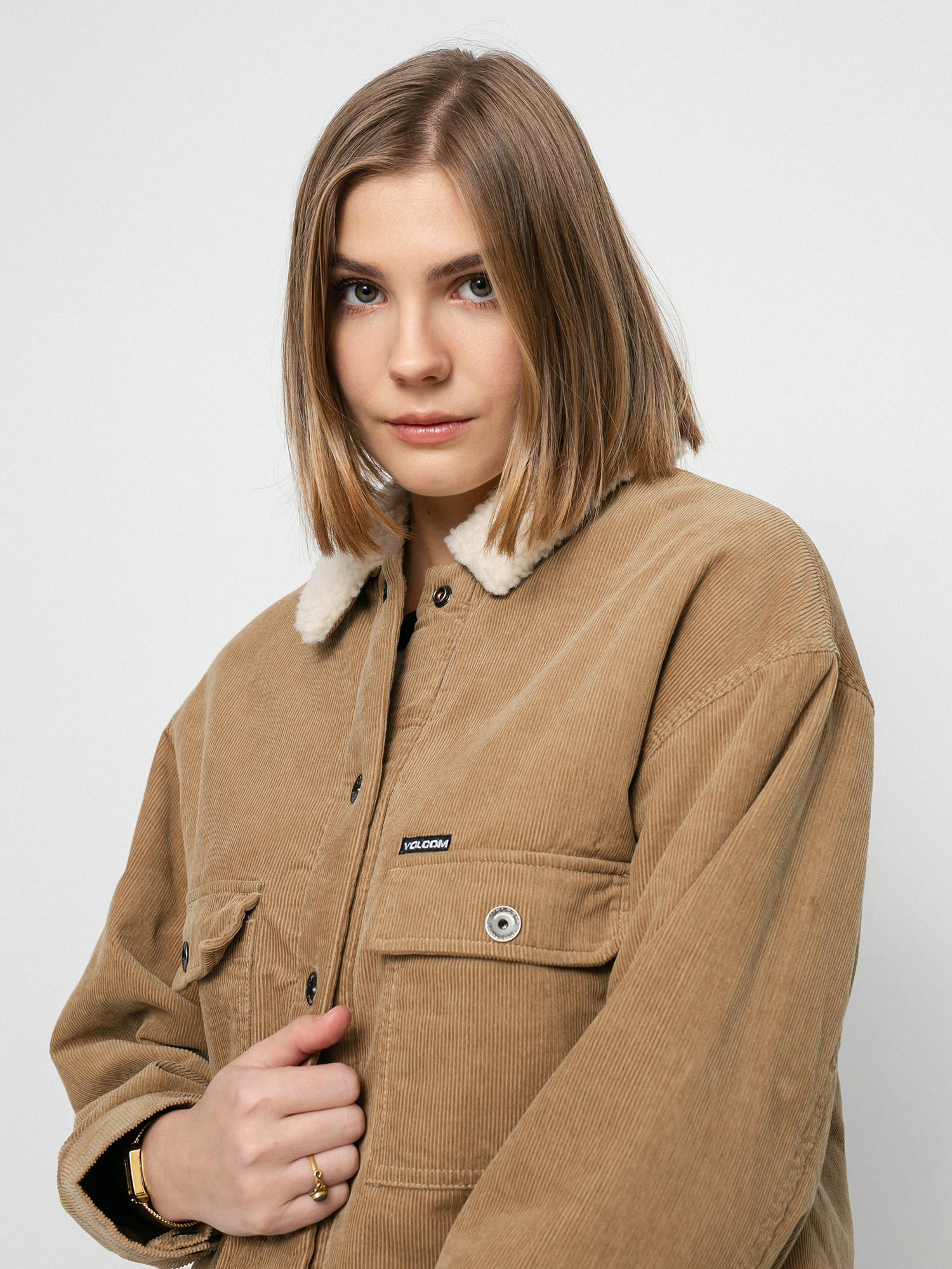 Kurtka Volcom Weaton Wmn (dark khaki)