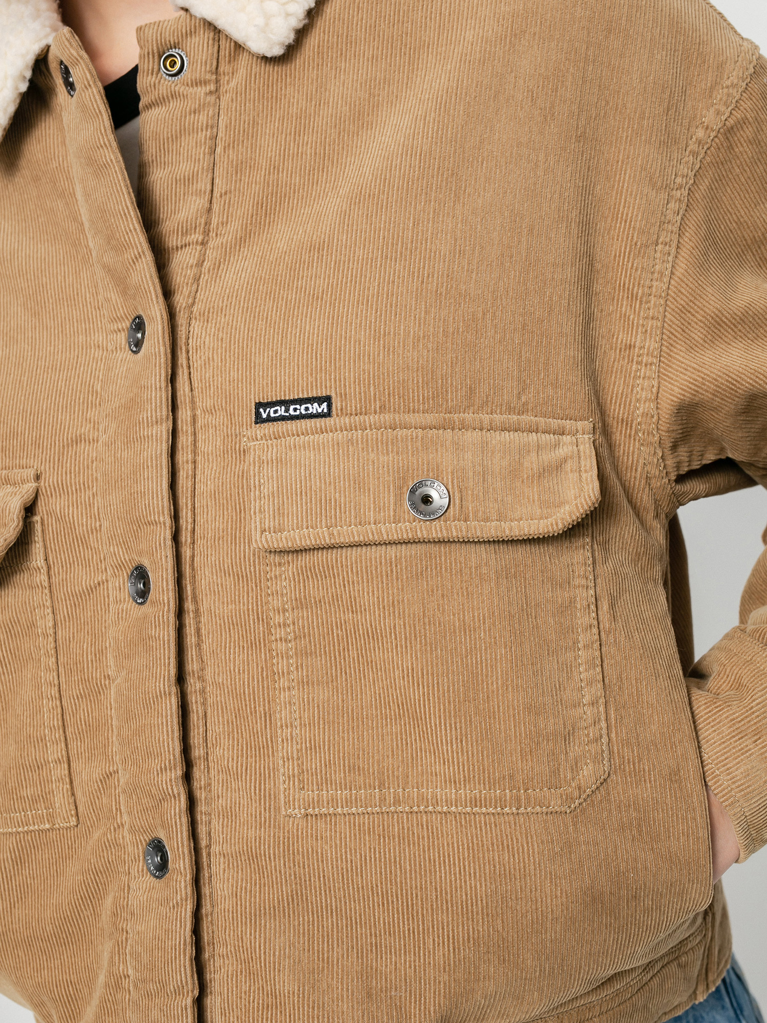 Kurtka Volcom Weaton Wmn (dark khaki)