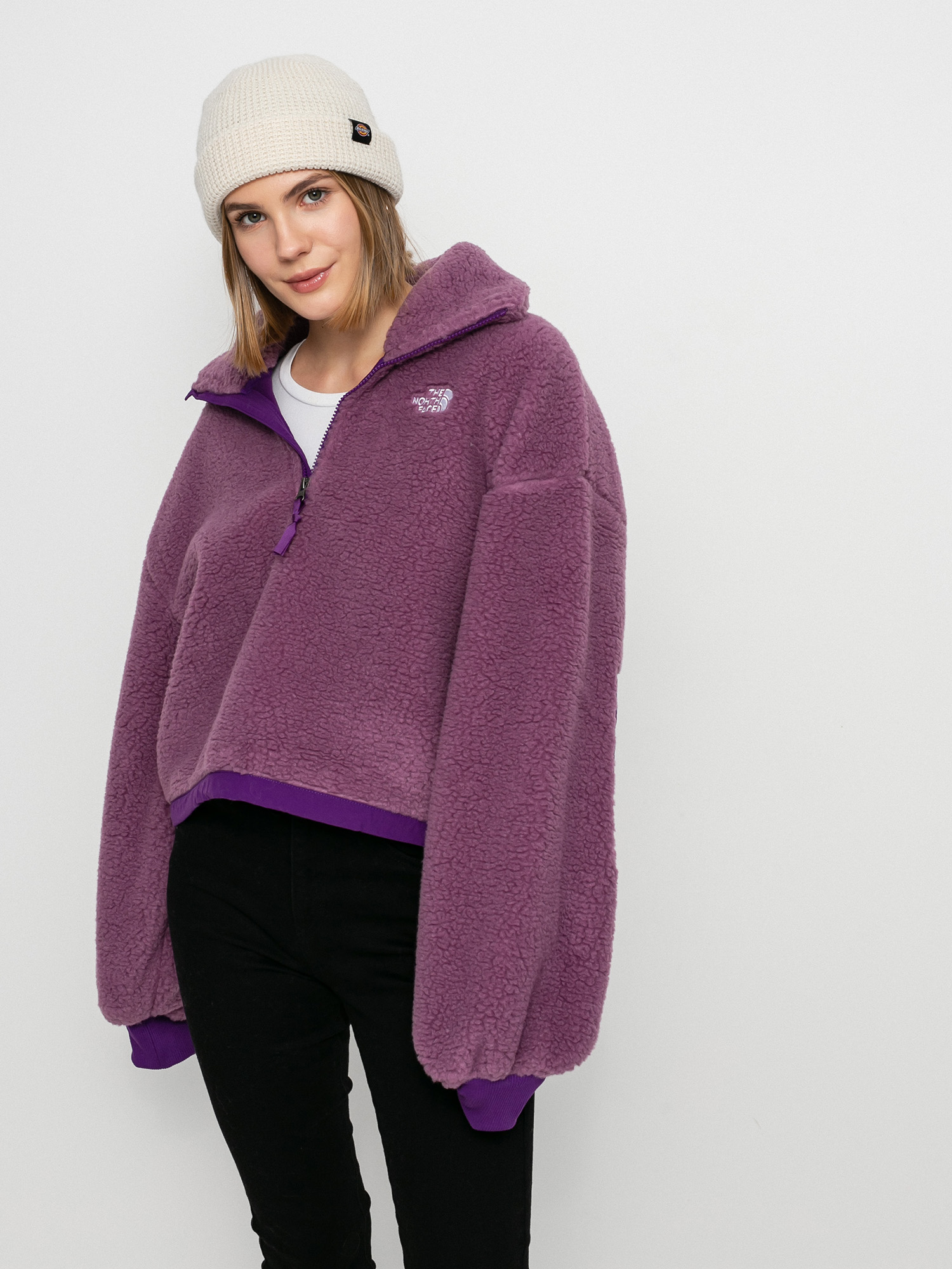 Damski Polar The North Face Platte Sherpa (pikespurple/gravitypurple)